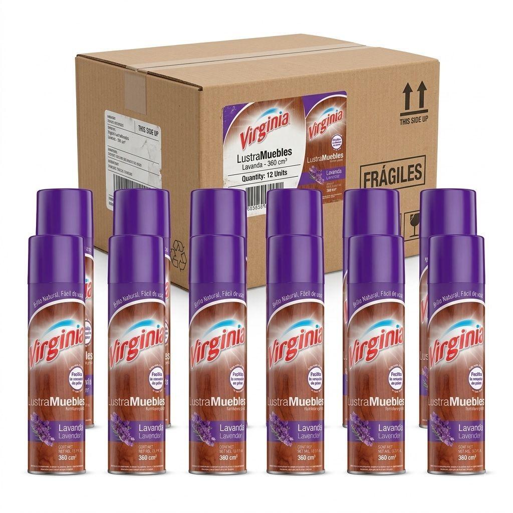 LUSTRA MUEBLES AEROSOL VIRGINIA 360CC X 12-0