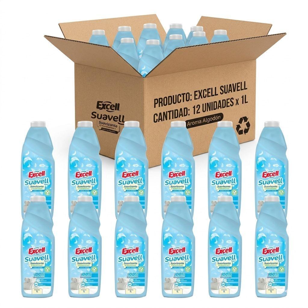 SUAVIZANTE DE ROPA SUAVELL EXCELL 1LTS X12-0