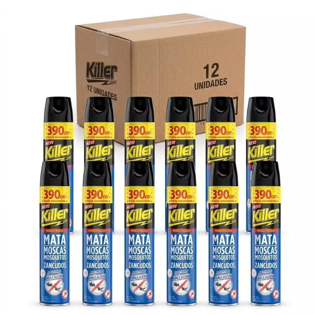 INSECTICIDA MATA MOSCAS KILLER 390CC X 12-0