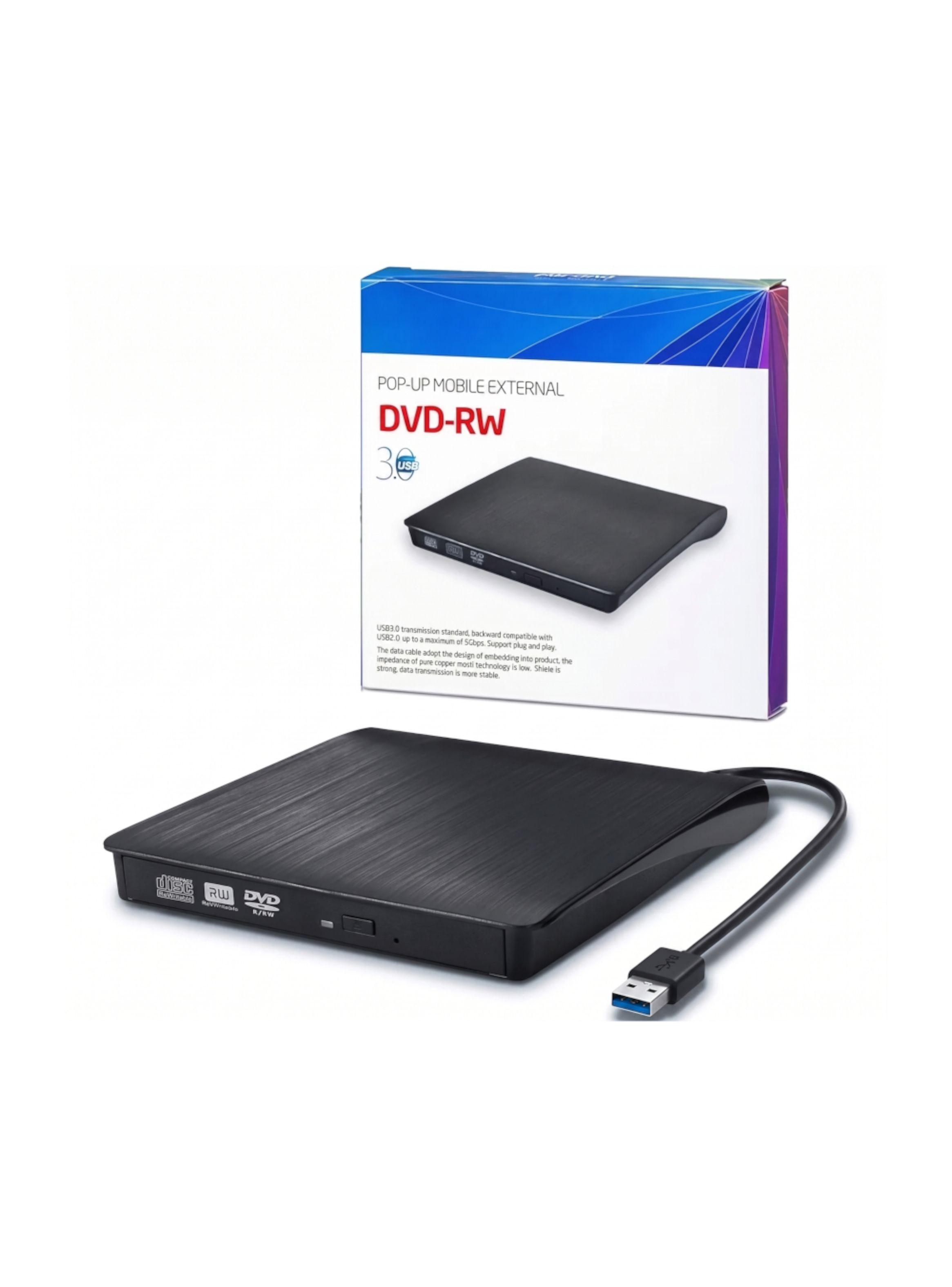 Reproductor Grabador Externo DVD/CD USB 3.0 con adaptador USB-C-5