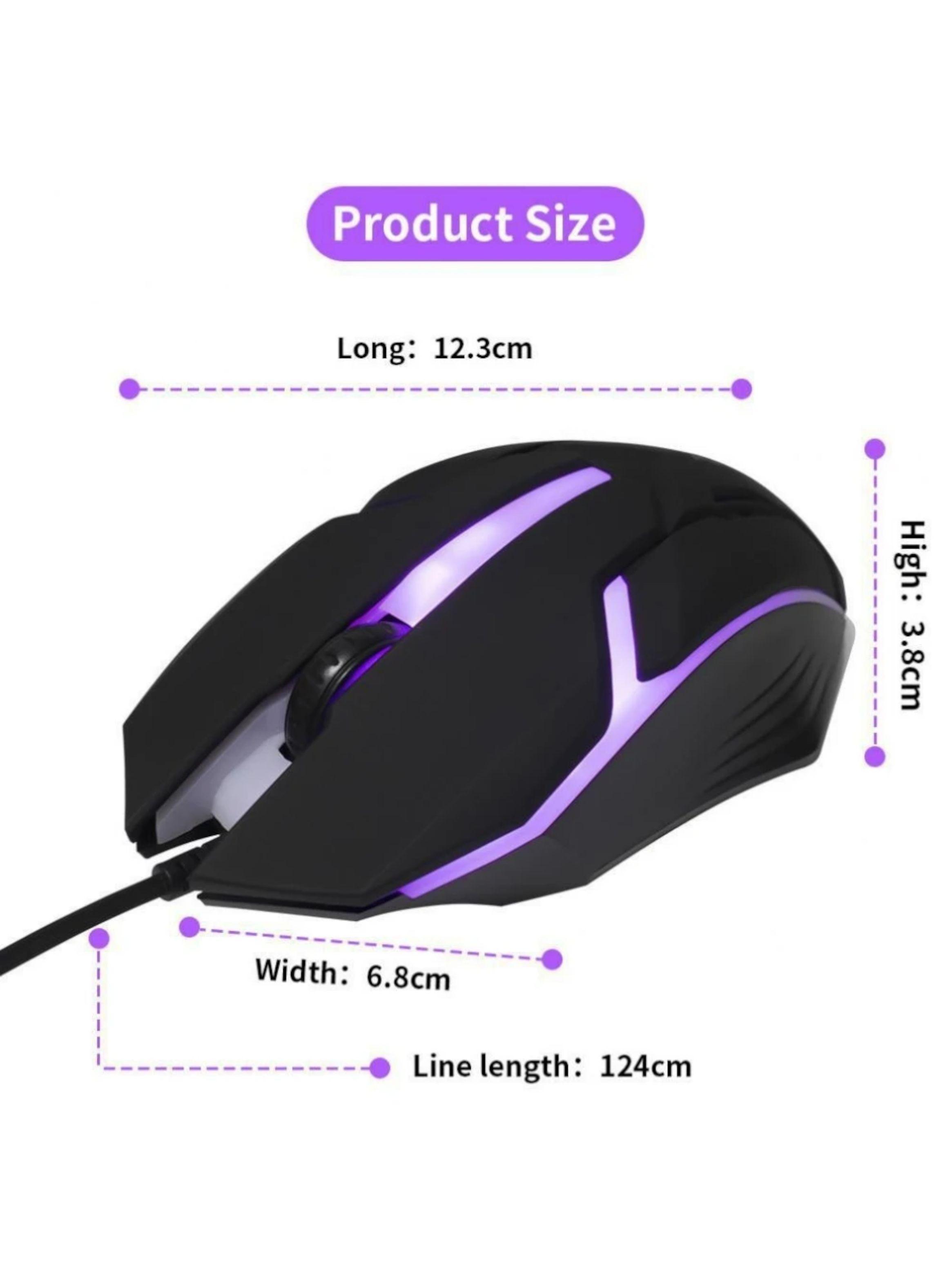 Mouse Gamer Optico X1 RGB 1600 DPI-4