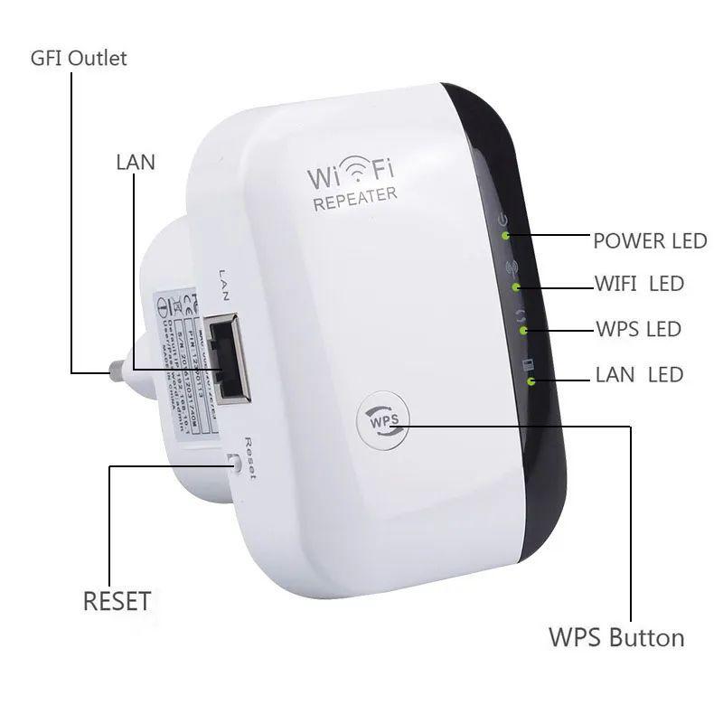 Mini Repetidor amplificador Wifi Inalámbrico 300Mbps-3