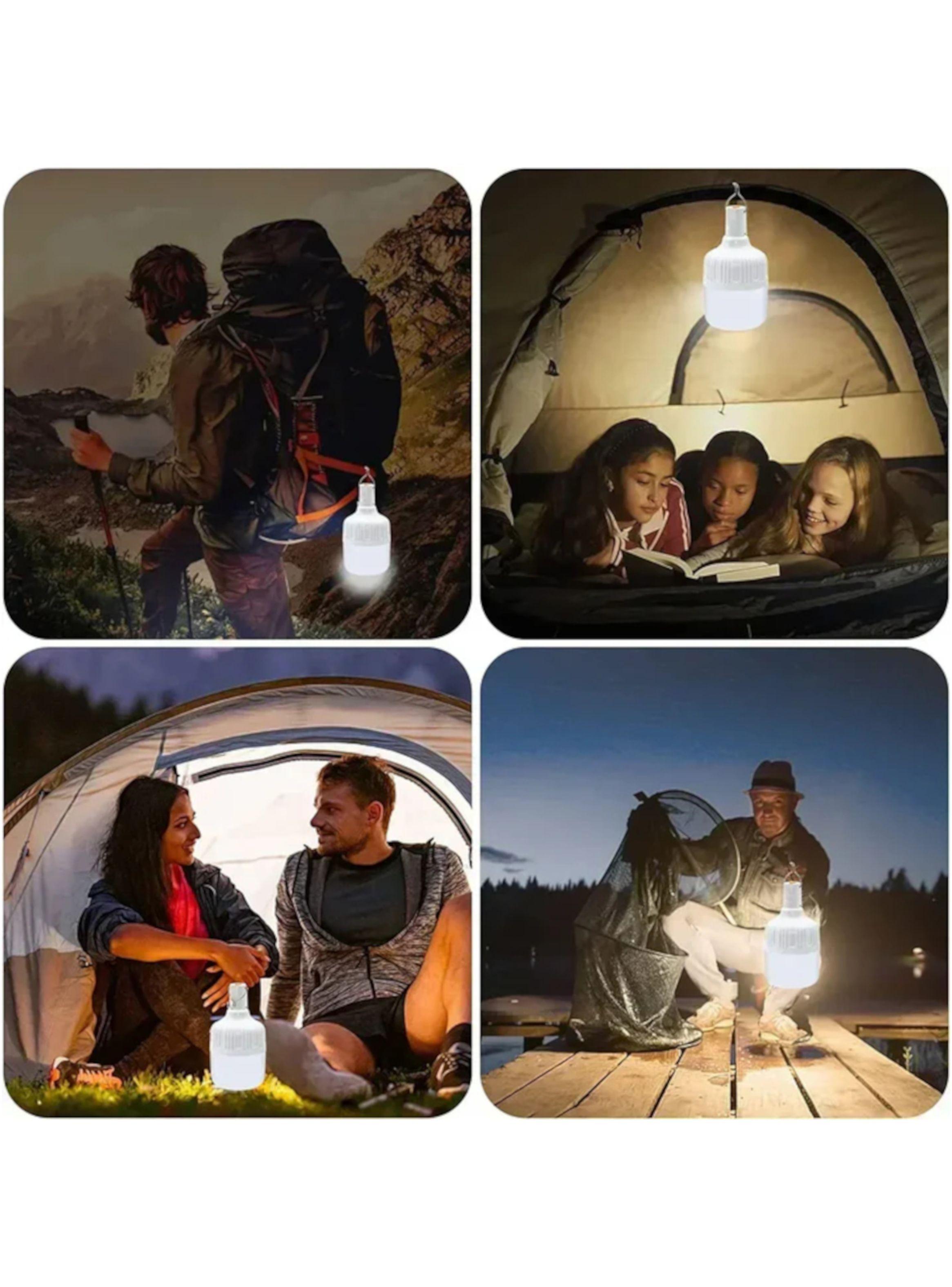 Ampolleta LED Recargable USB – Alta Potencia para Camping, Pesca y Emergencias-3