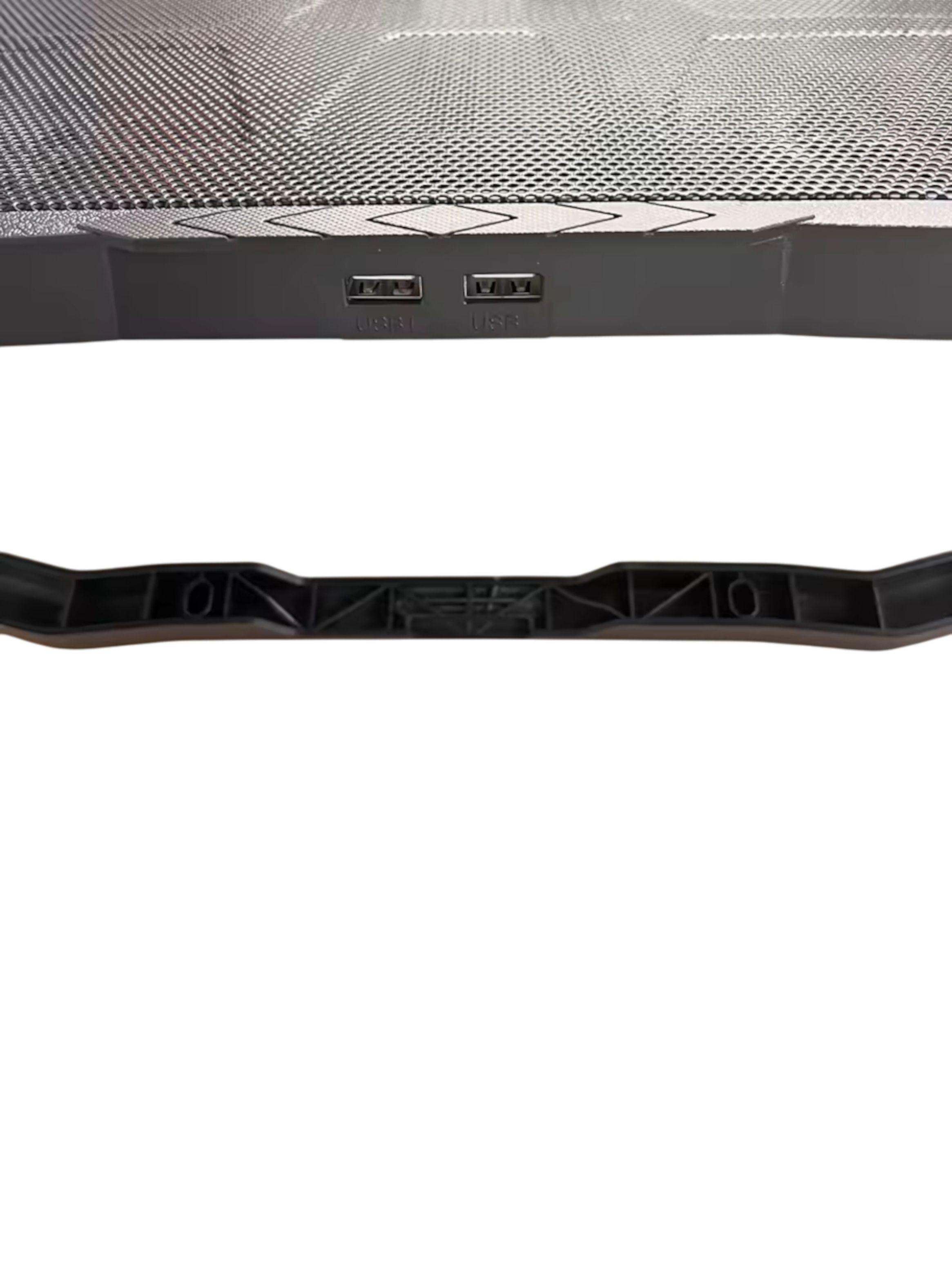 Base Ventilador Notebook S18 Luz Led 2 Puertos USB-3
