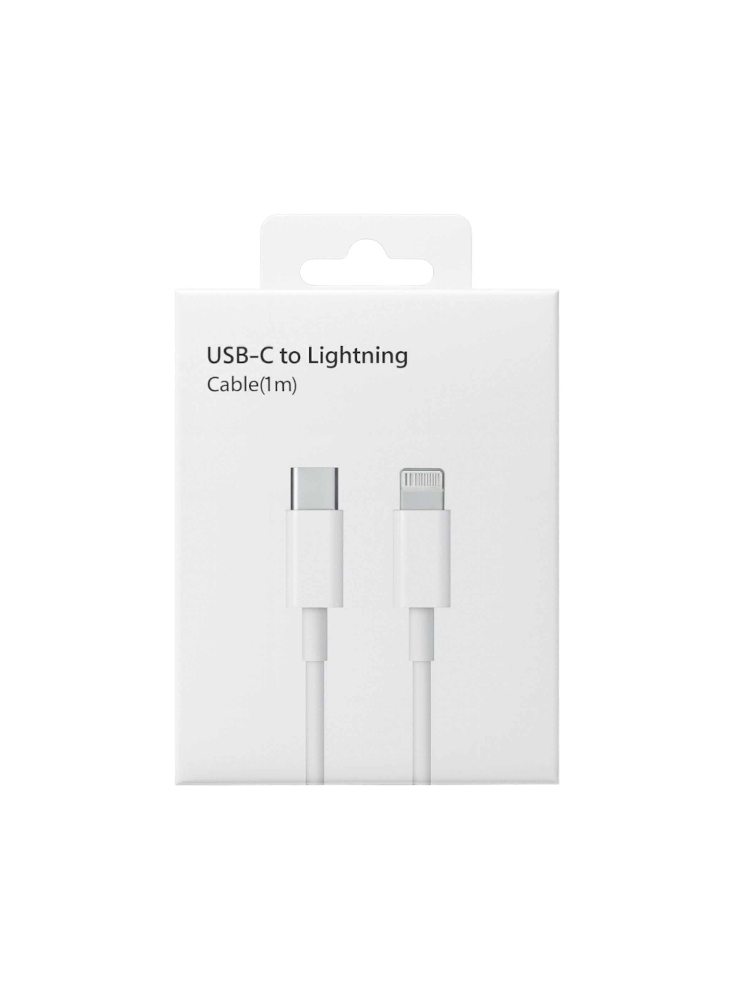 Cable Carga Rapida USB-C/Lightning 1mts-2