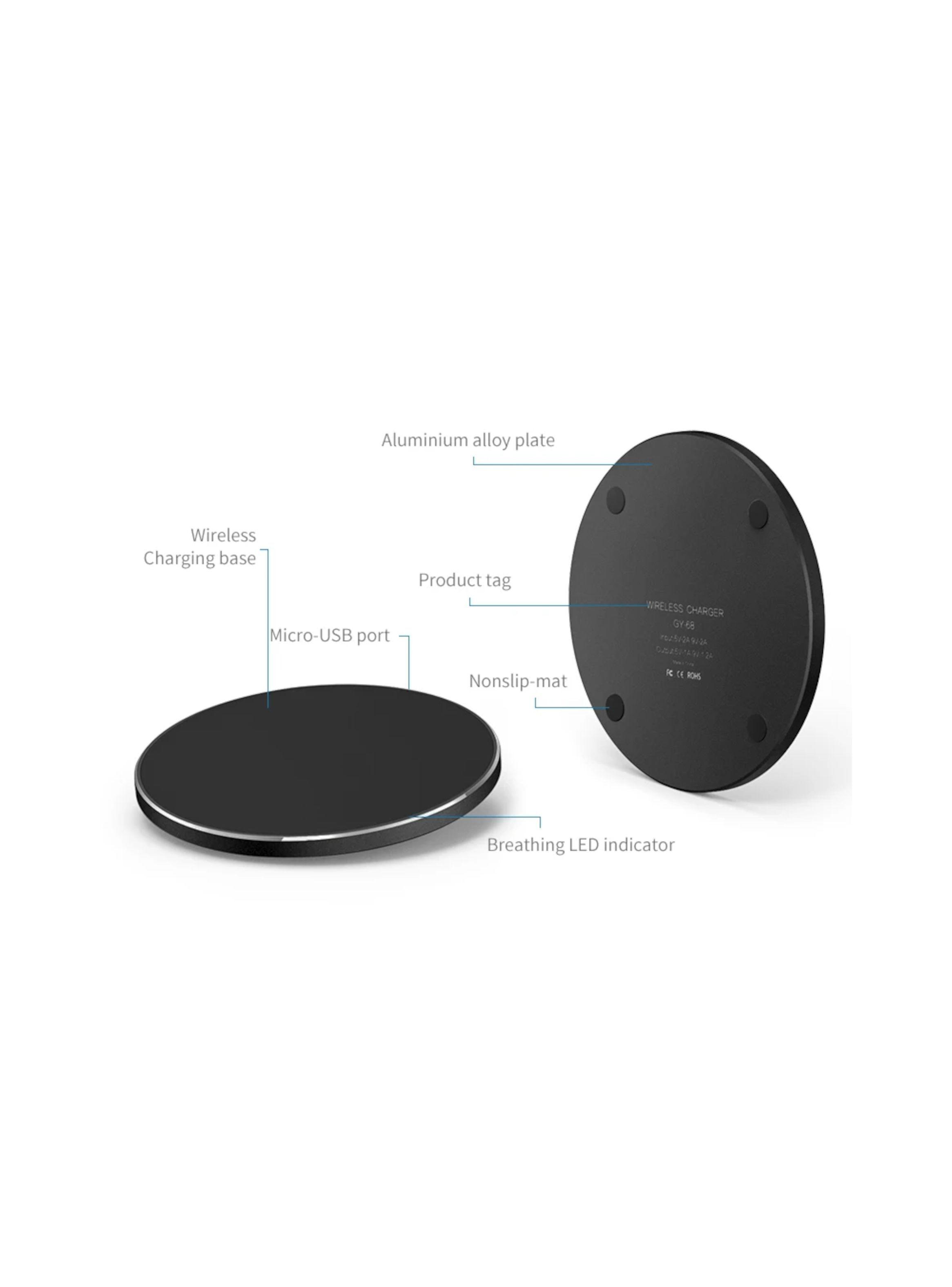 Cargador inalámbrico Qi 30W USB - Compatible con iPhone, Android y dispositivos Qi-2