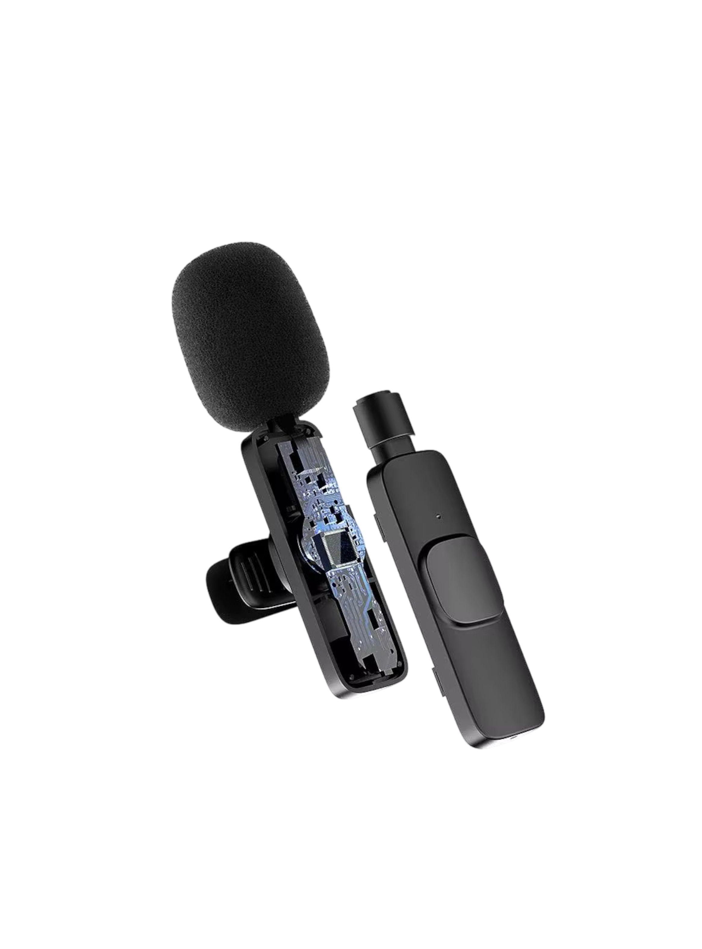 Micrófono Lavalier USB-C inalámbrico portátil-4