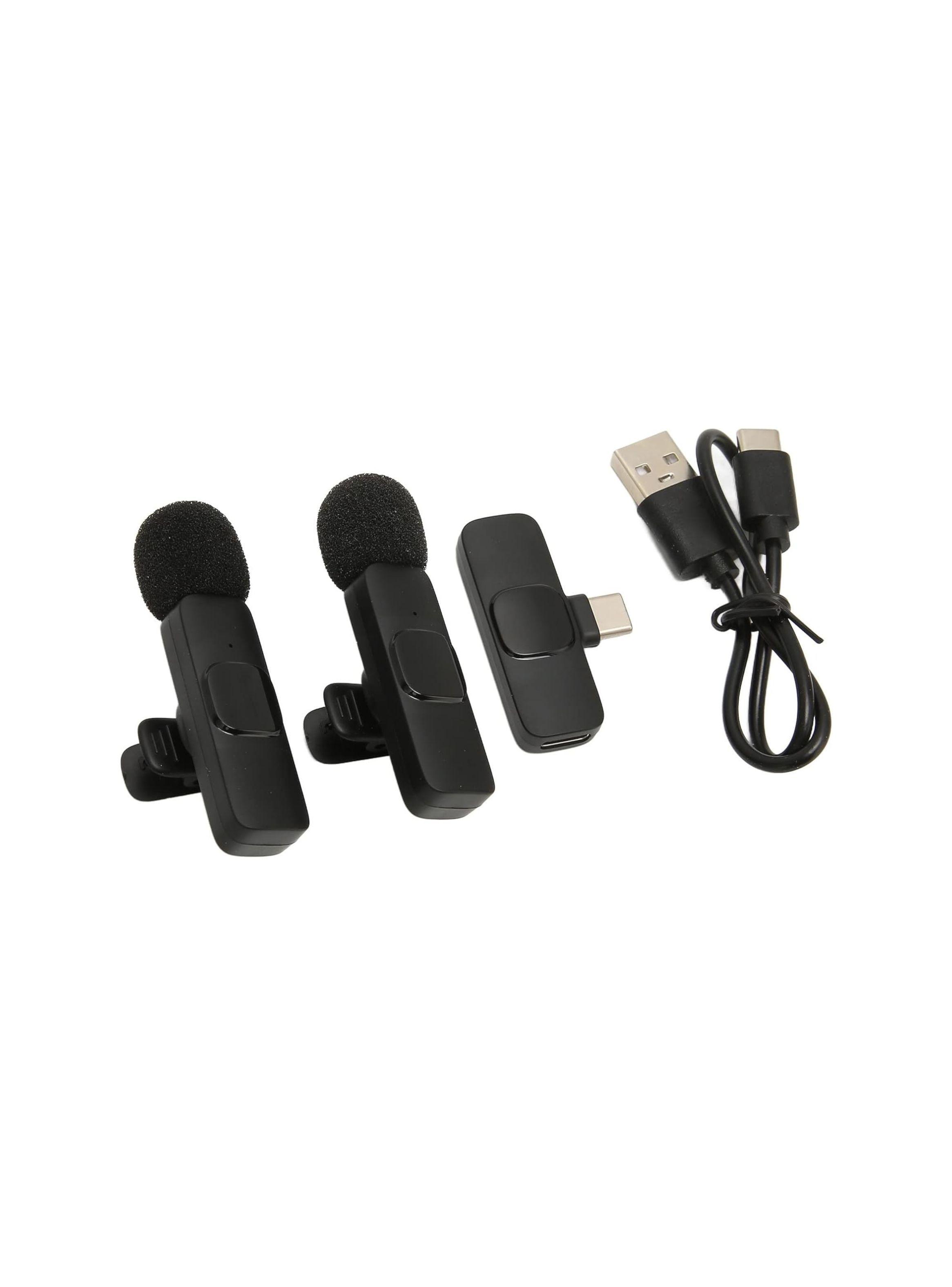 Micrófono Lavalier USB-C inalámbrico portátil-5