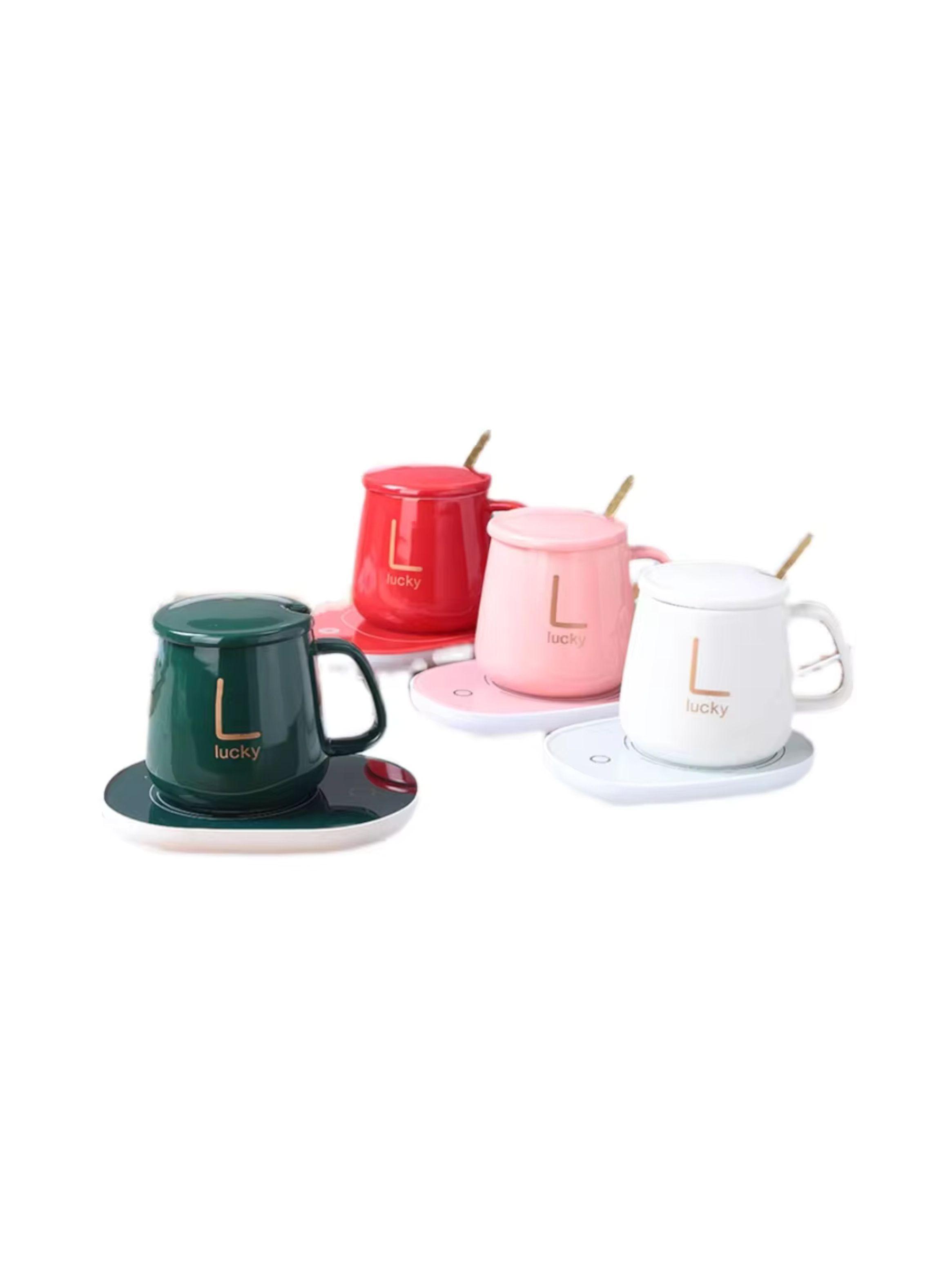 Set taza con base calentadora automática-1