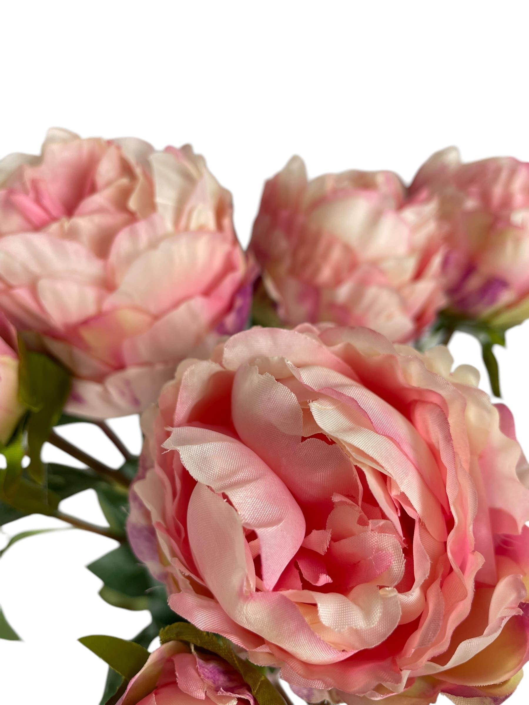 Peonía Cerrada Rosada 57cm Artificial | Estilo Natural para Interiores y Vitrinas-2