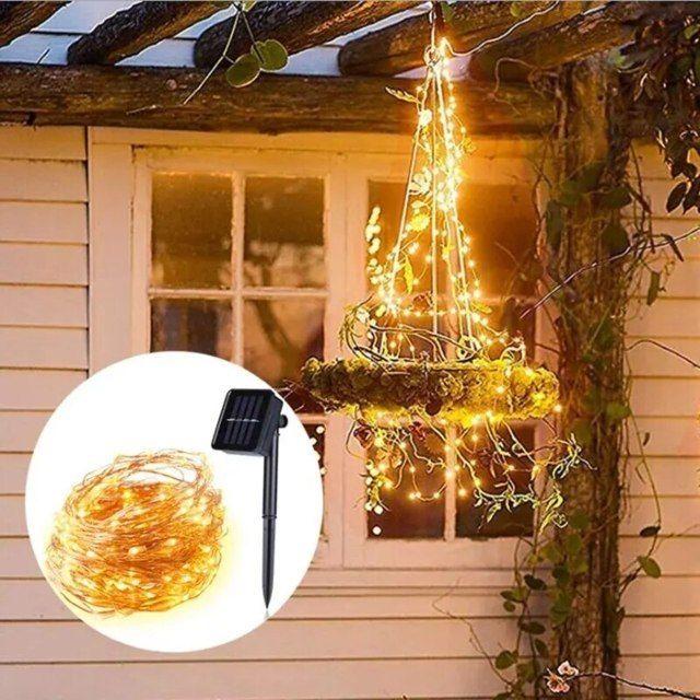 Luz Led Calida 10m Solar-2