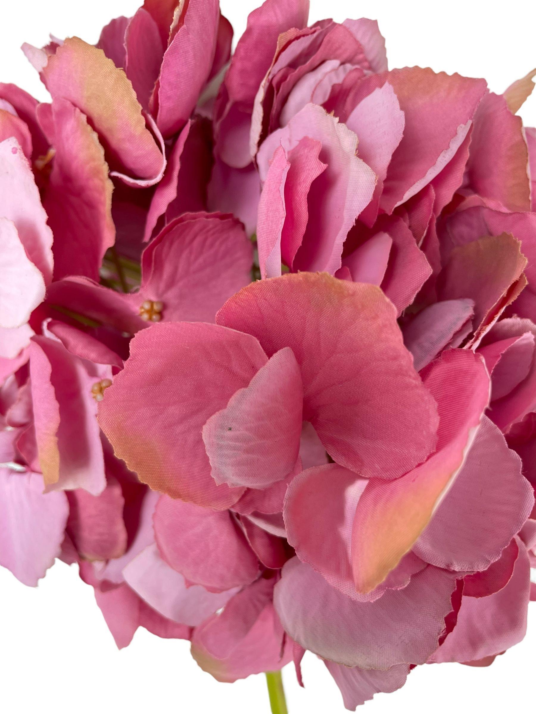 FLOR DECORATIVA COREL HORTENSIA ROSA 52CM-2