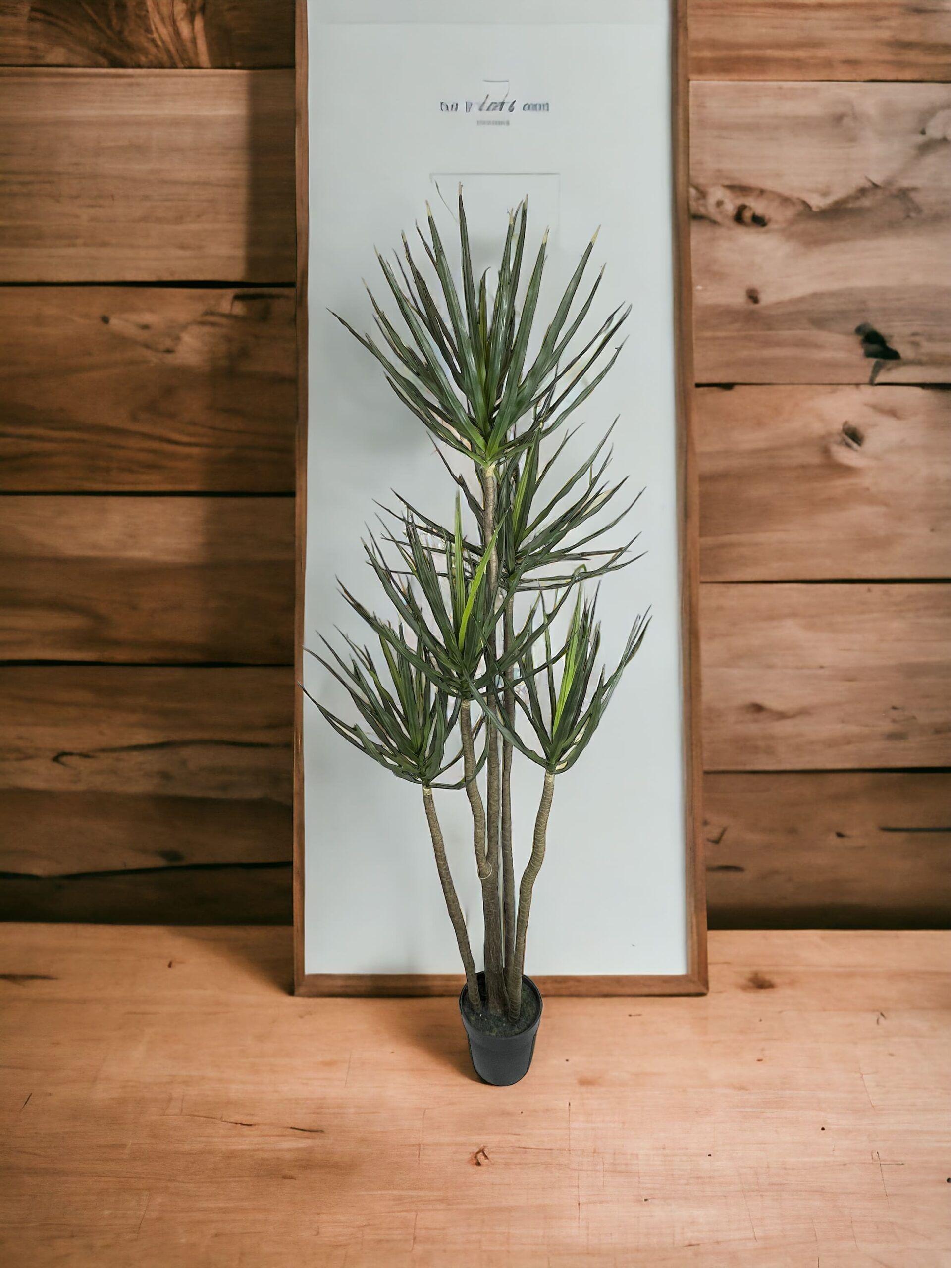 Árbol Artificial de Yuca 183cm Artificial | Estilo Natural para Interiores y Vitrinas-3