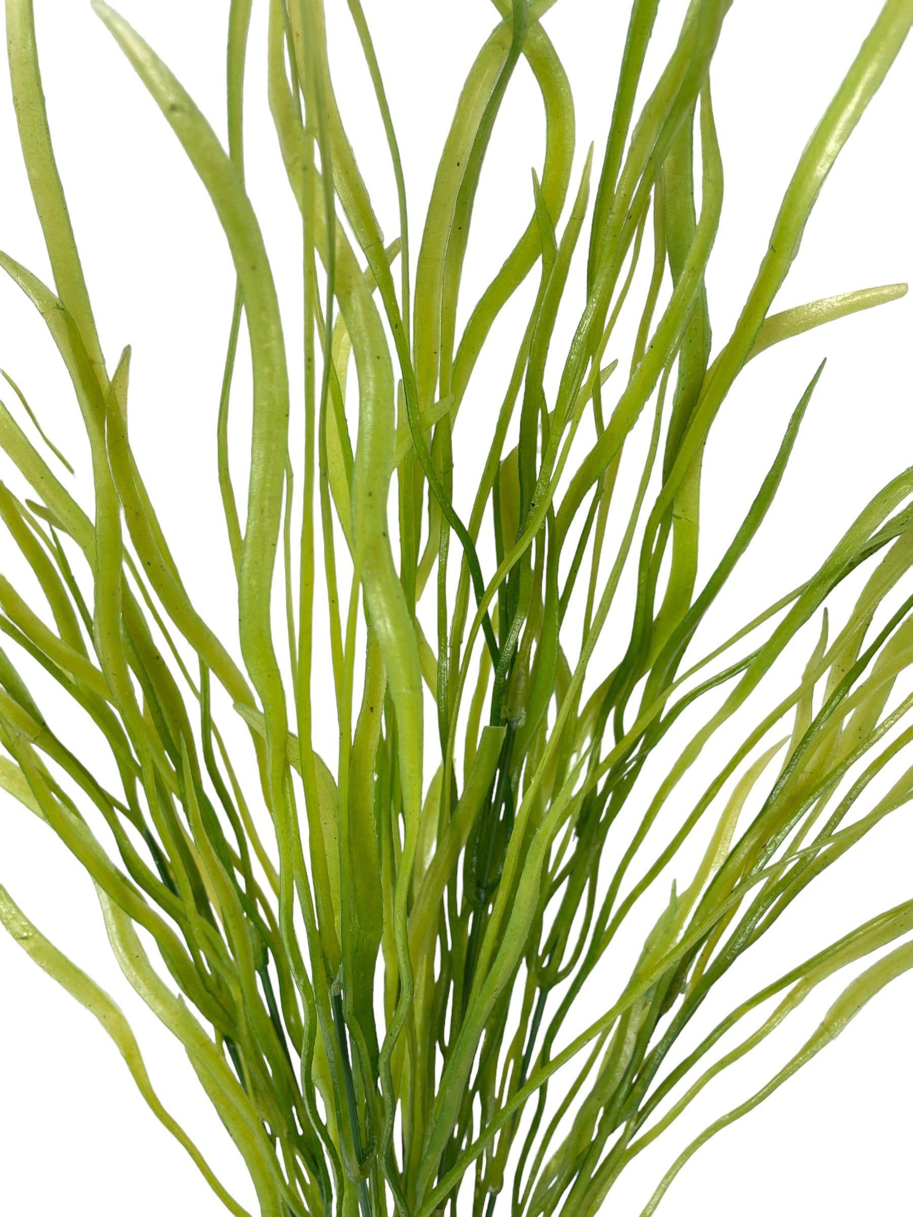 Pasto Verde Ondulado 45cm Artificial | Estilo Natural para Interiores y Vitrinas-3