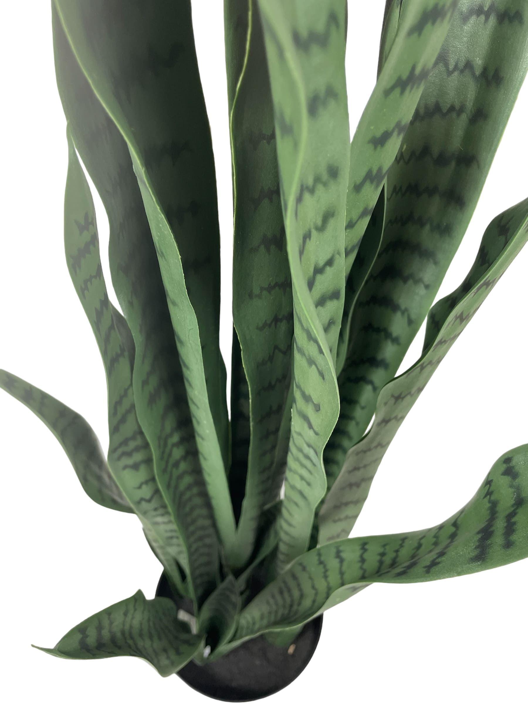Sanseviera Verde de 112cm Artificial | Estilo Natural para Interiores y Vitrinas-2