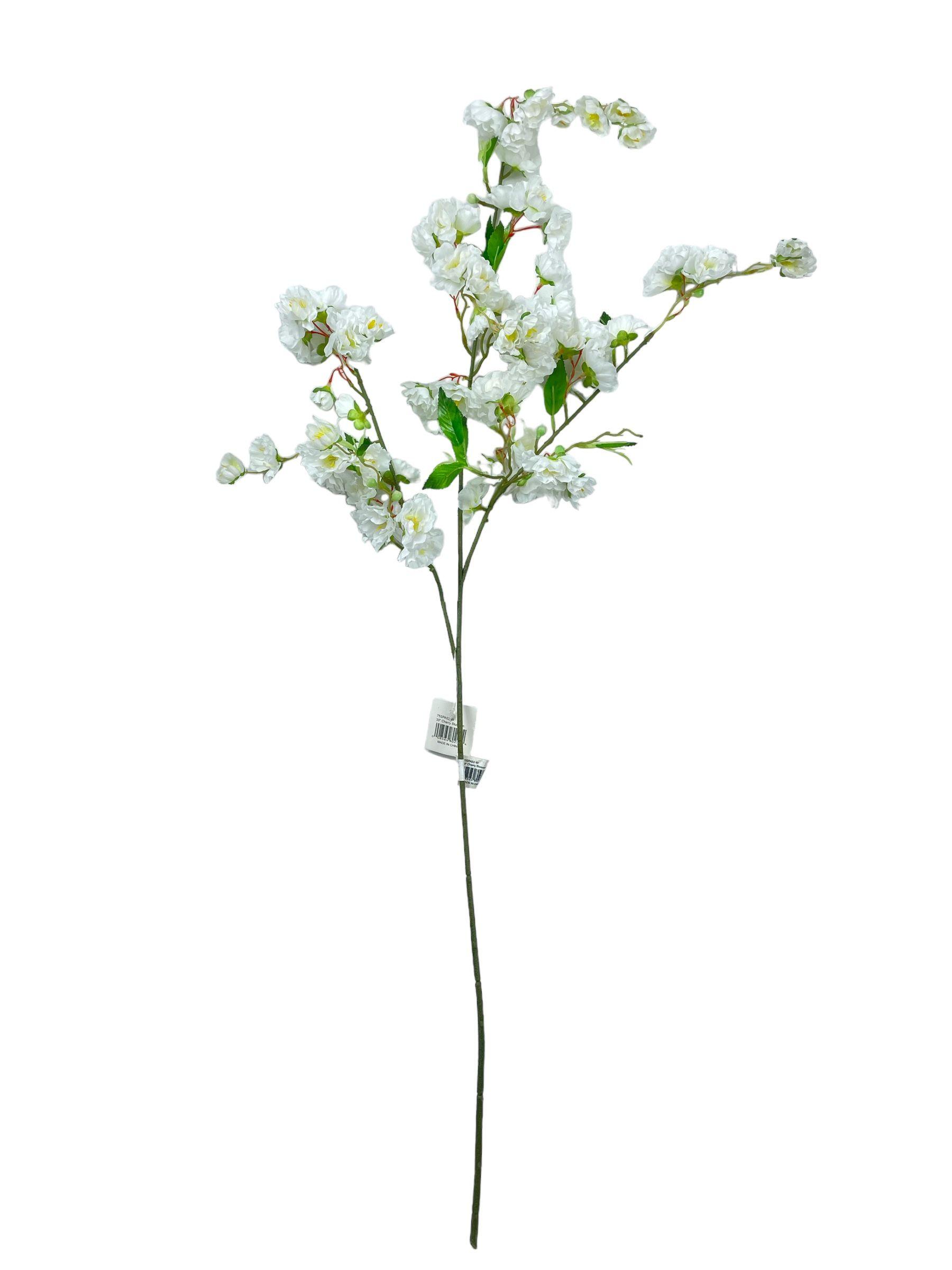 Flor Decorativa Rama Cerezo Blanco 90cm -1