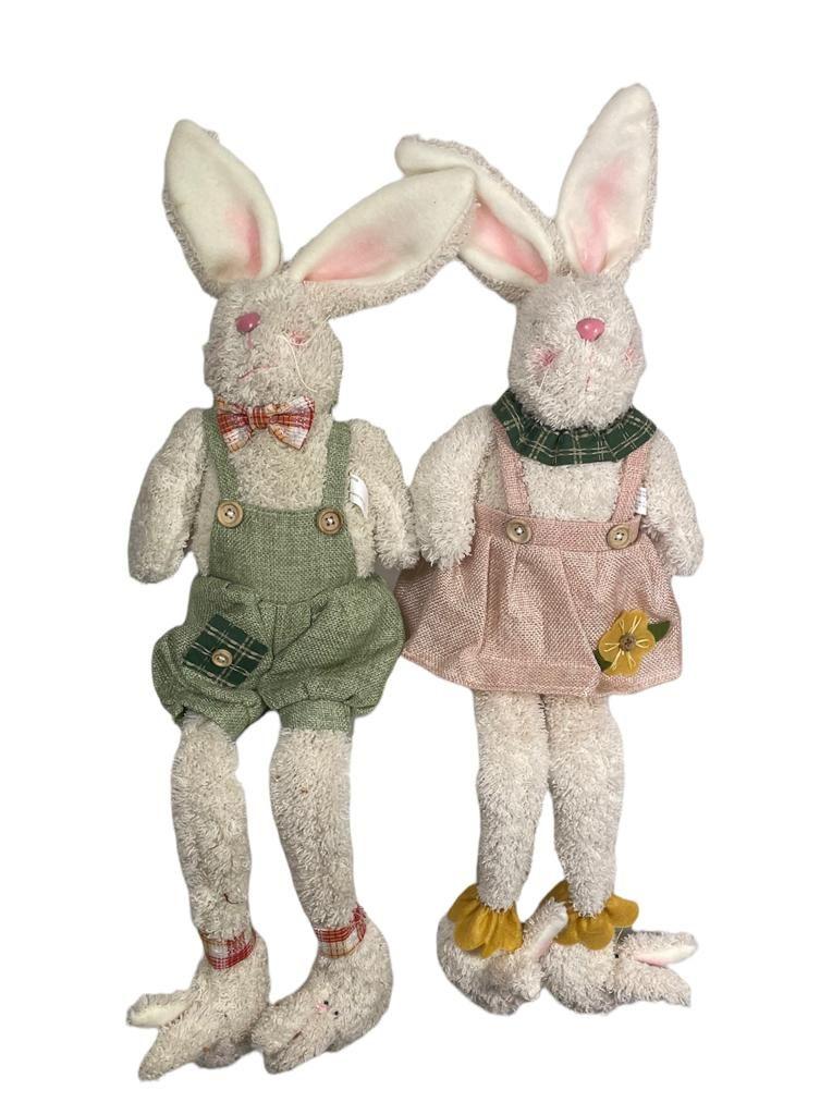  Conejo De Peluche Pascuero Corel Rosa 65cm-1