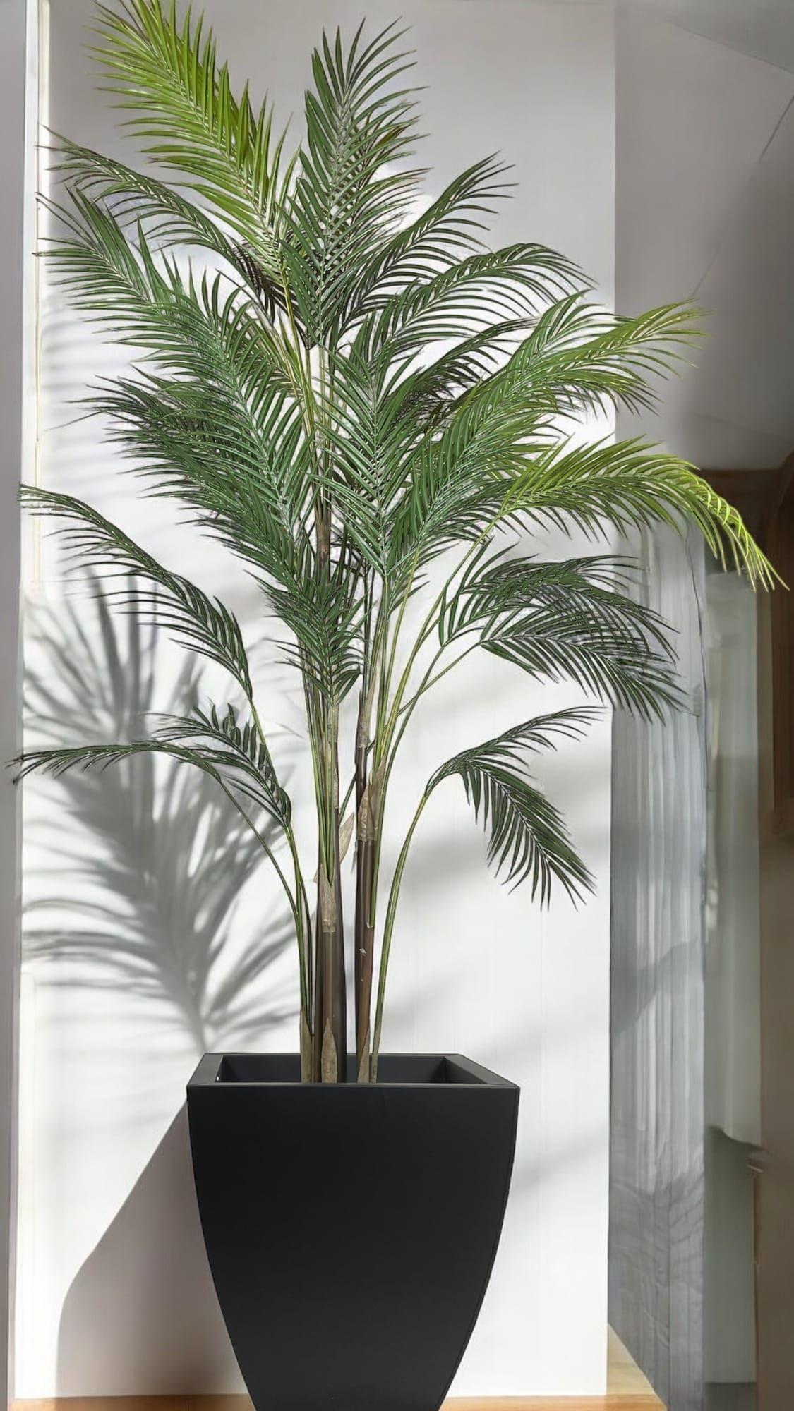 Areca Hoja Fina 120 cm Artificial | Estilo Natural para Interiores y Vitrinas-3