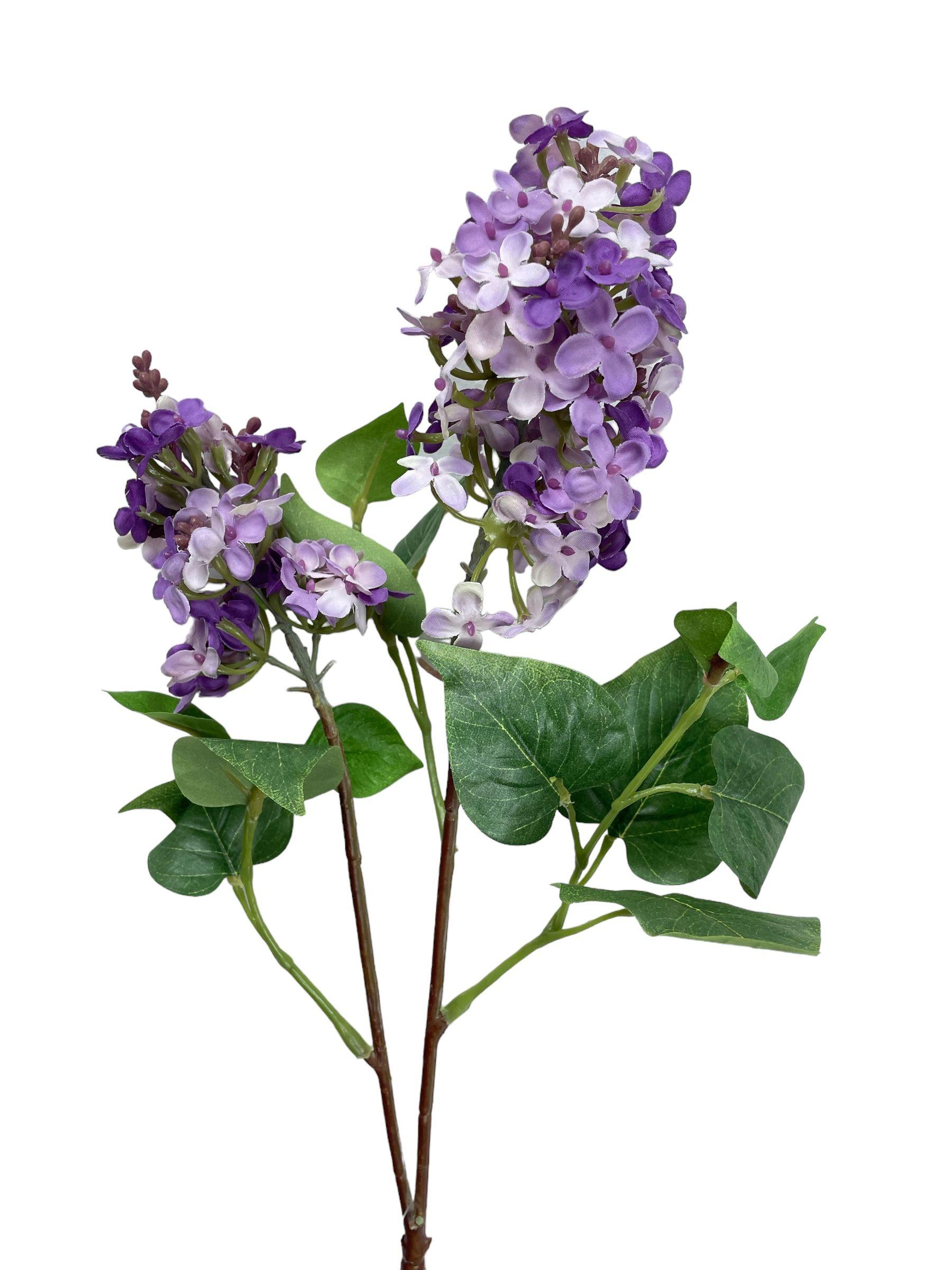 FLOR DECORATIVA COREL LILA MORADA CLARA 85CM-1