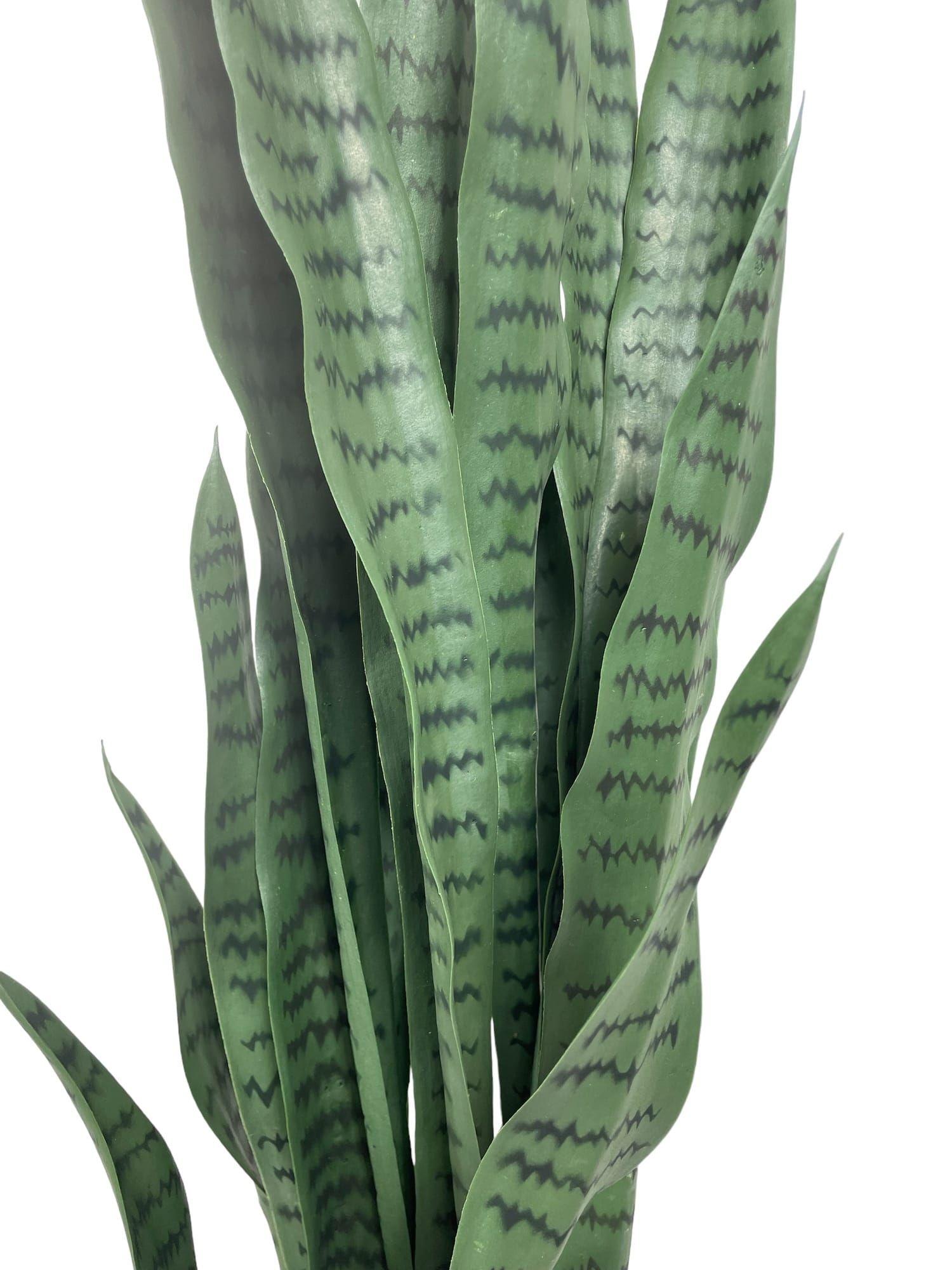 Sanseviera Verde de 90cm Artificial | Estilo Natural para Interiores y Vitrinas-2