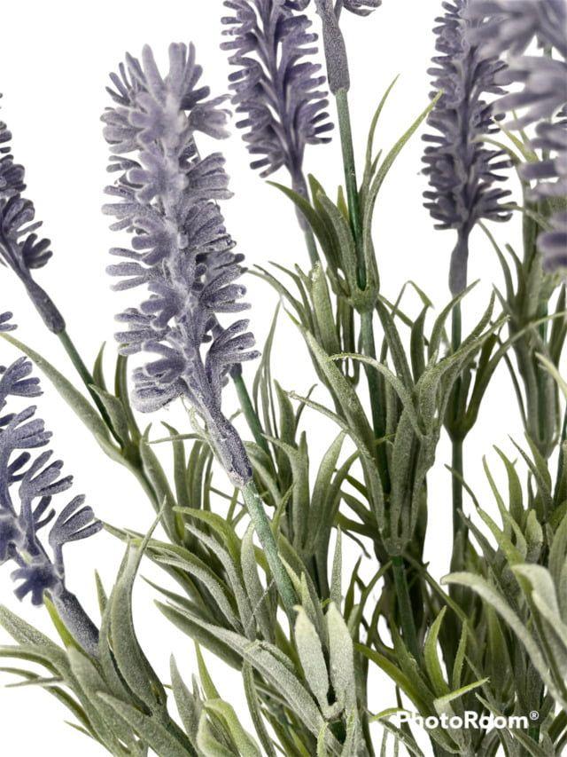 Pasto Lavanda 46cm Artificial | Estilo Natural para Interiores y Vitrinas-2