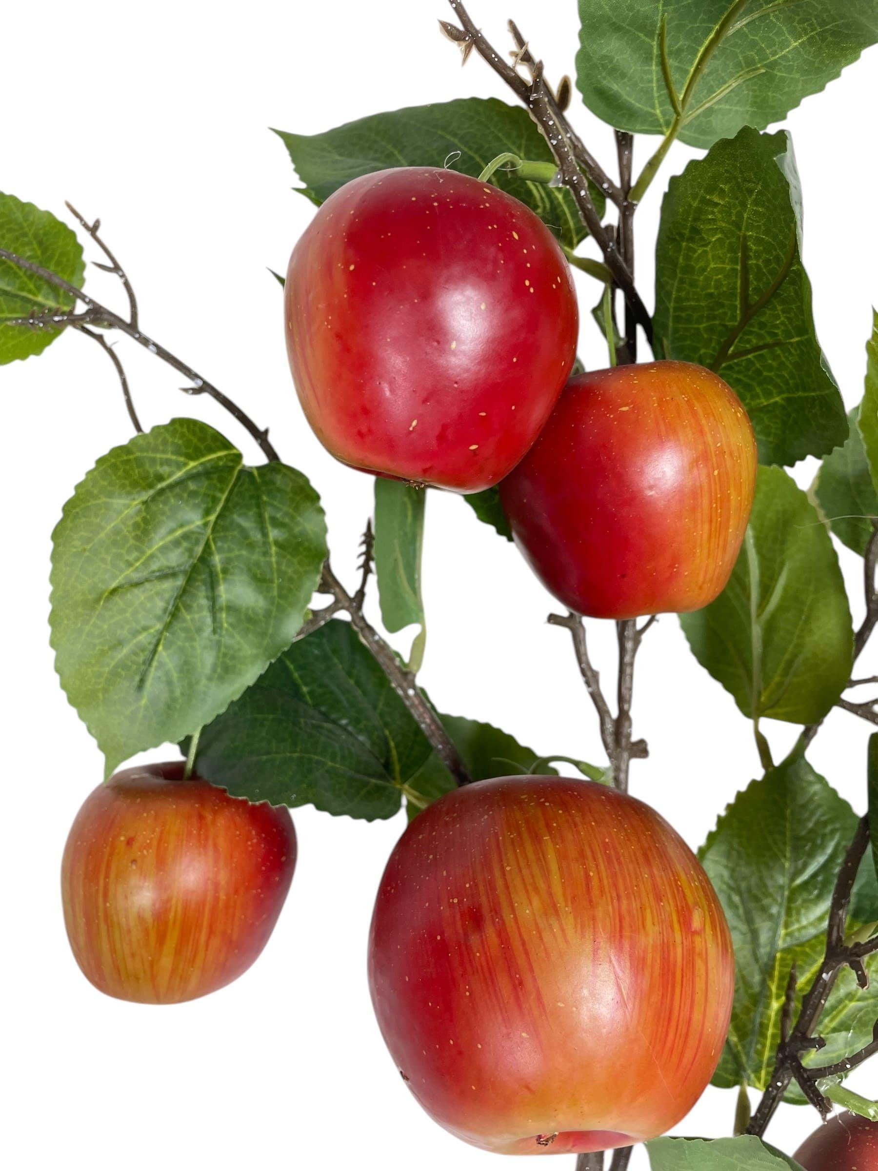 Rama Artificial de Manzana Corel 95cm Artificial | Estilo Natural para Interiores y Vitrinas-3