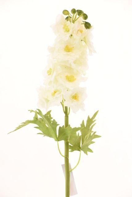 FLOR DECORATIVA COREL DELPHINIUM BLANCO 94CM-0