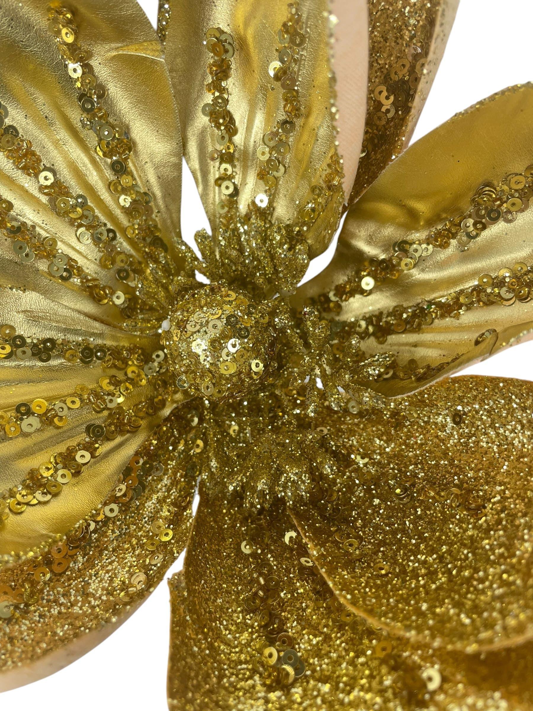 Magnolia dorada 23 cm Artificial | Estilo Natural para Interiores y Vitrinas-2