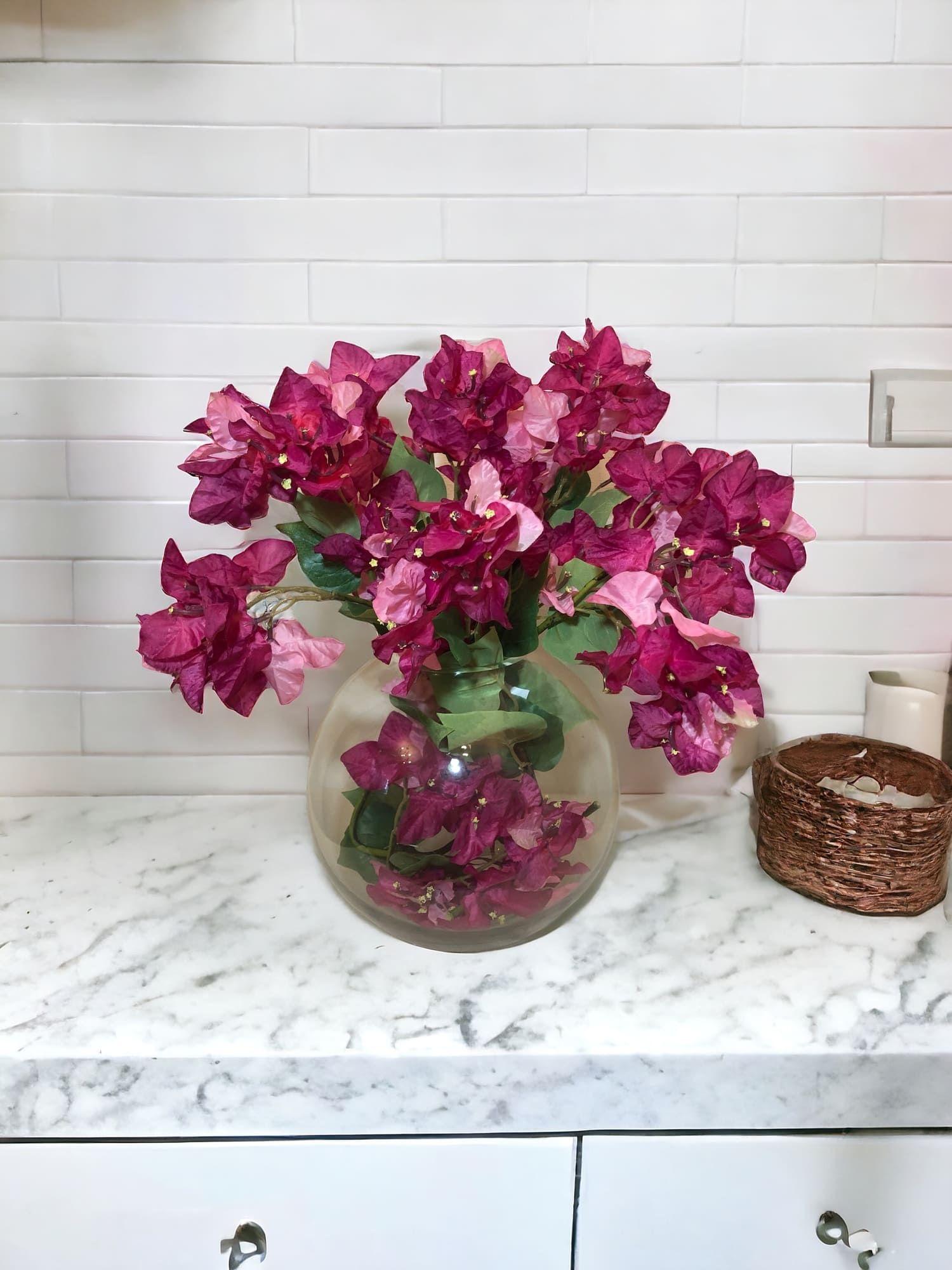 Buganvilla Rosada 52 cm Artificial | Estilo Natural para Interiores y Vitrinas-2