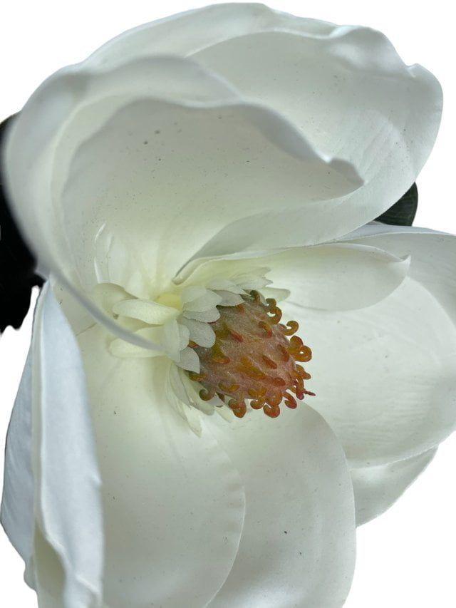 Magnolia Blanca 74cm Artificial | Estilo Natural para Interiores y Vitrinas-3
