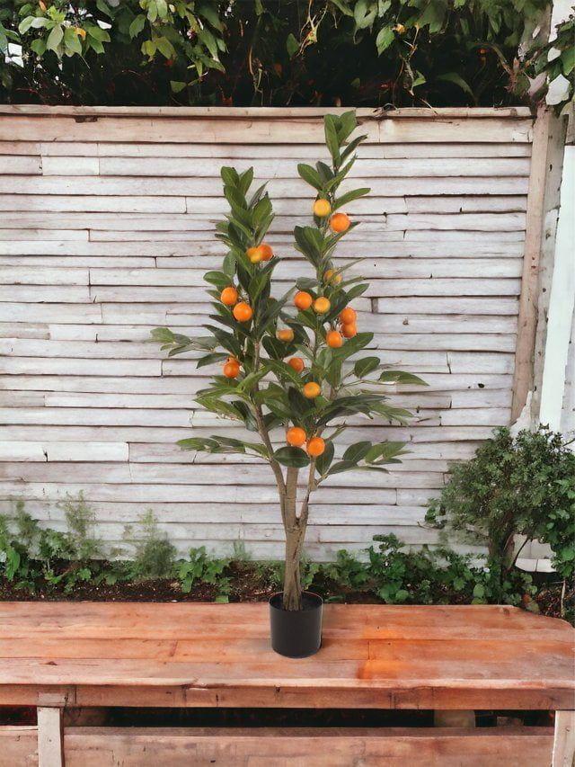 Árbol Artificial Mandarino 120cm Artificial | Estilo Natural para Interiores y Vitrinas-3