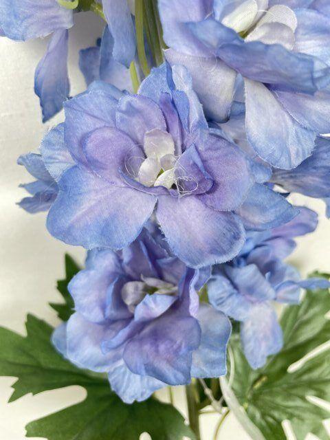 Delphinium Azul/Lila 94cm Artificial | Estilo Natural para Interiores y Vitrinas-2