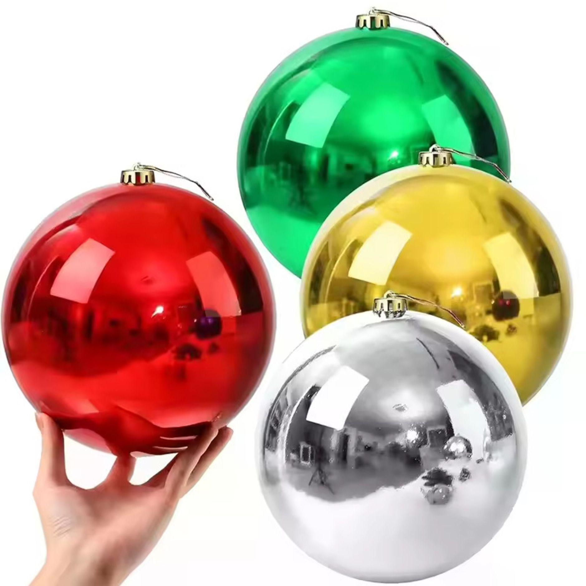 Esfera Navideña Dorada 20cm Gala Premium Decoración Árbol Navideño-3