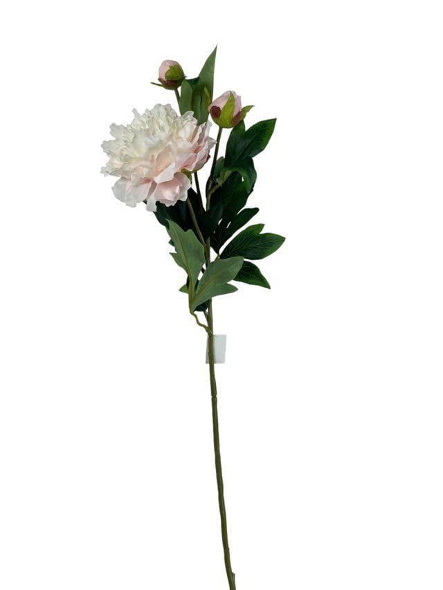 Peonía Grande Con Botón 84cm Artificial | Estilo Natural para Interiores y Vitrinas-2
