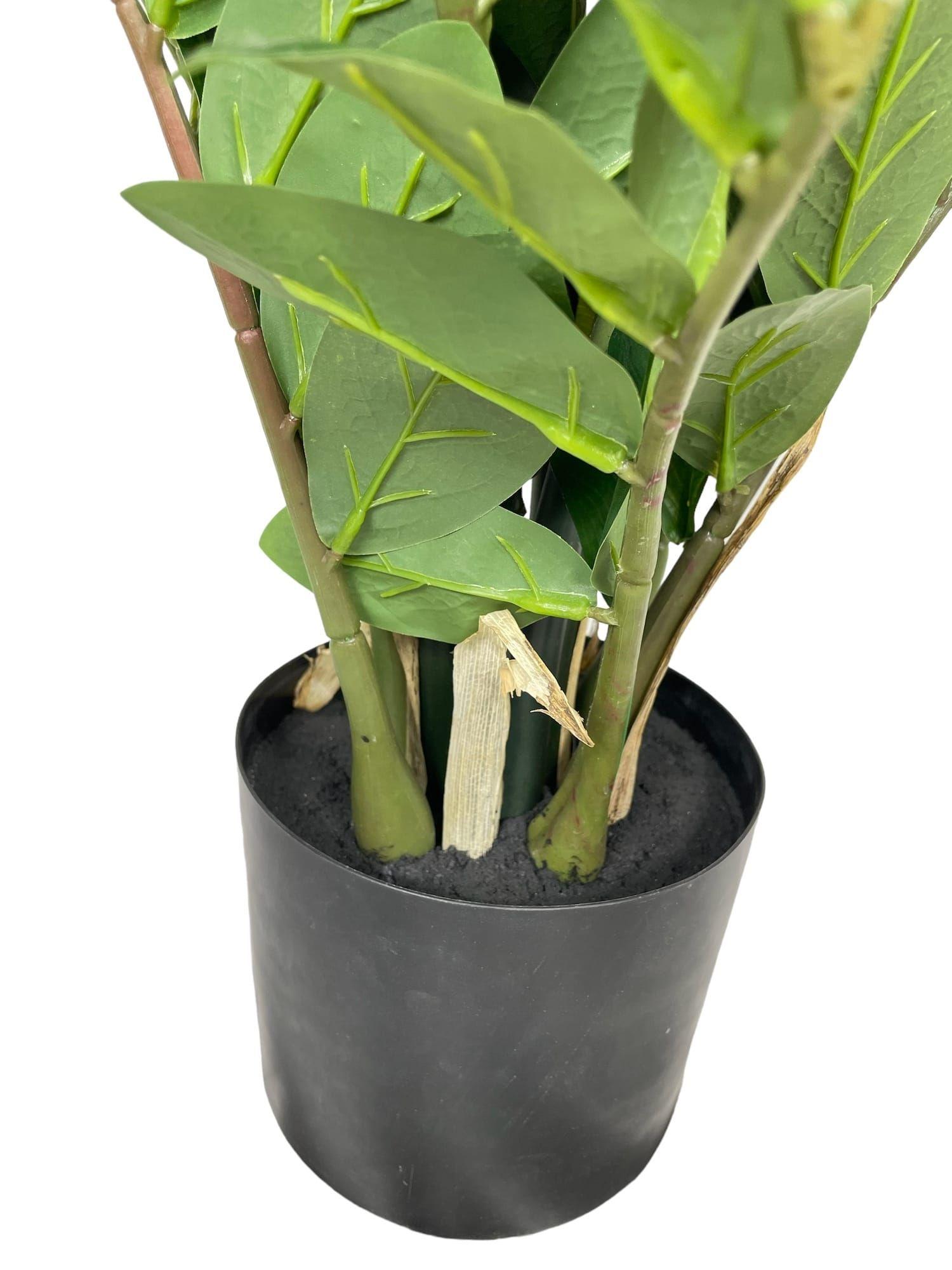 Planta Zamifolia 110cm Artificial | Estilo Natural para Interiores y Vitrinas-2