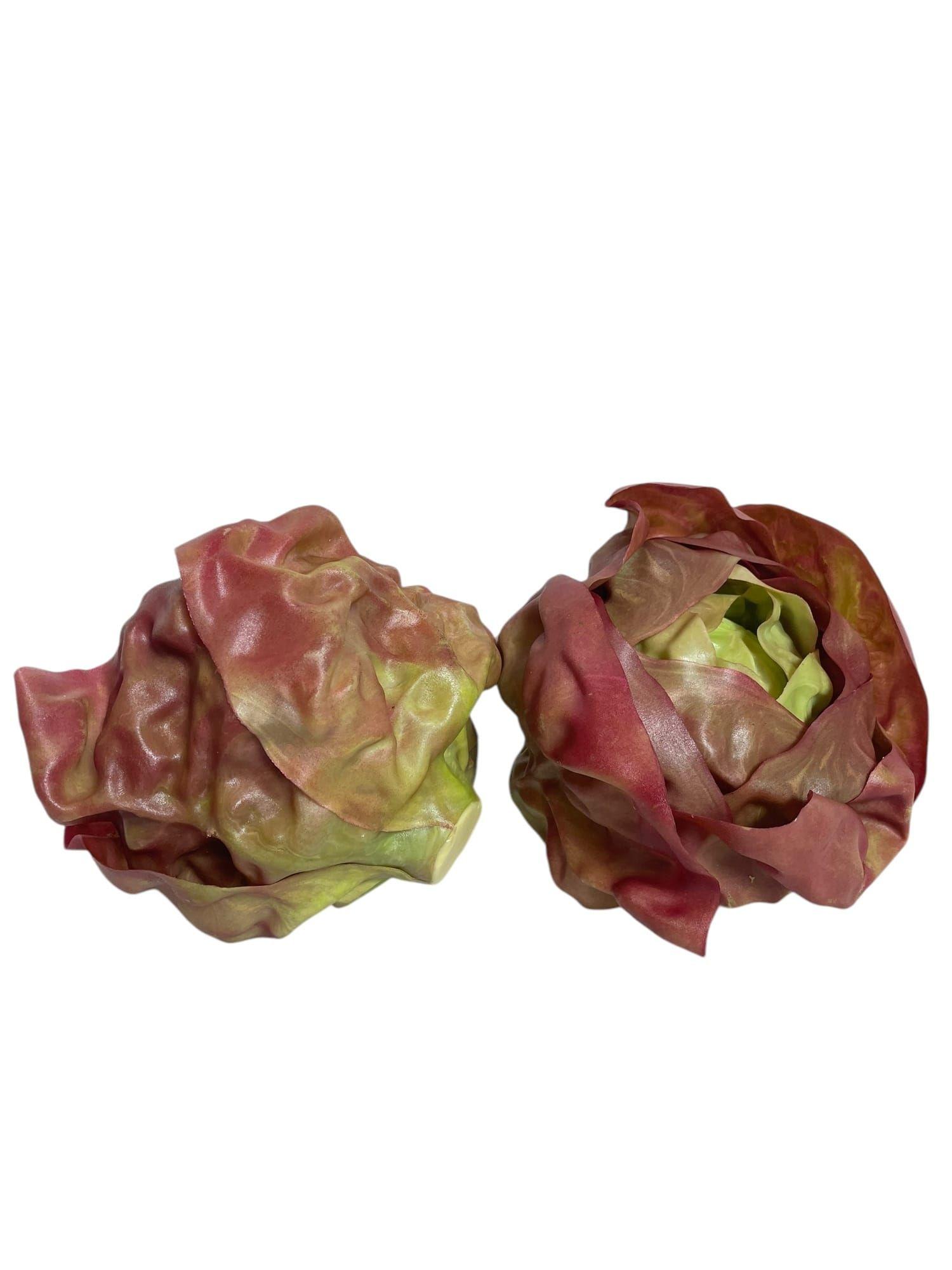 Lechuga Francesa 16cm Artificial | Estilo Natural para Interiores y Vitrinas-2