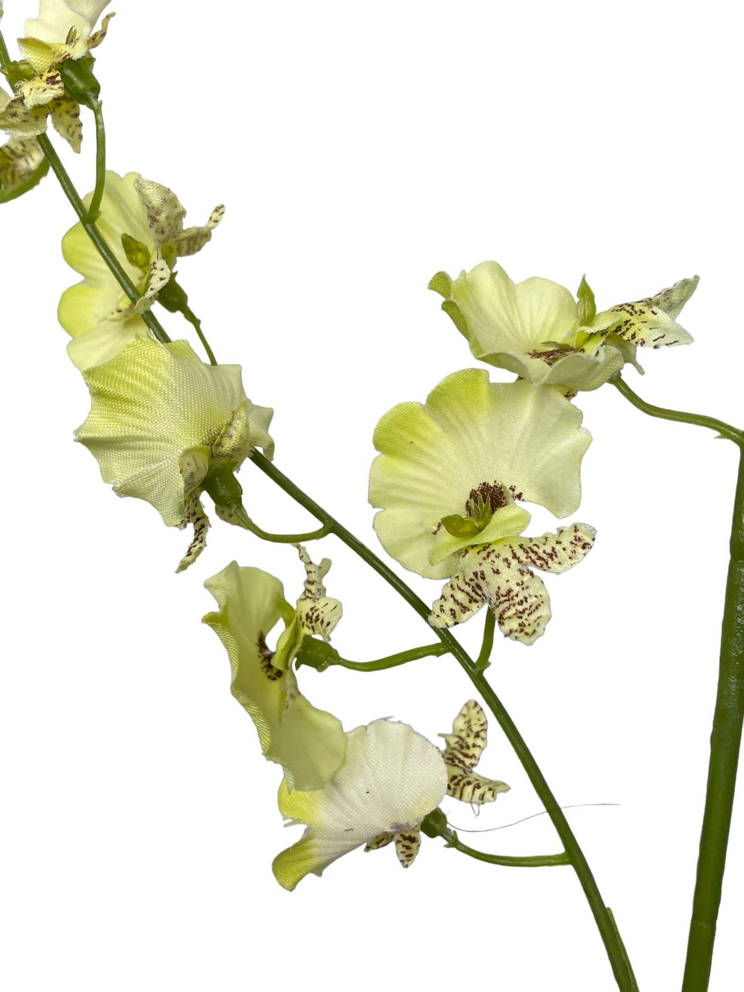 Rama Artificial de Orquídea Danzantes 80cm Artificial | Estilo Natural para Interiores y Vitrinas-2