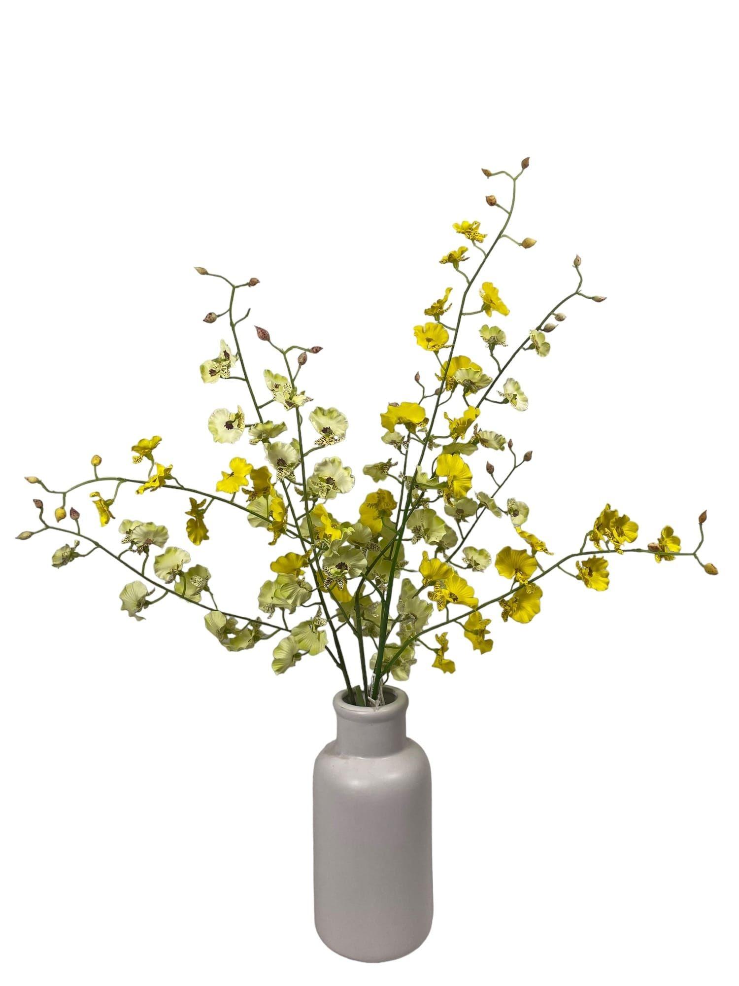 Rama Artificial de Orquídea Danzantes 80cm Artificial | Estilo Natural para Interiores y Vitrinas-3