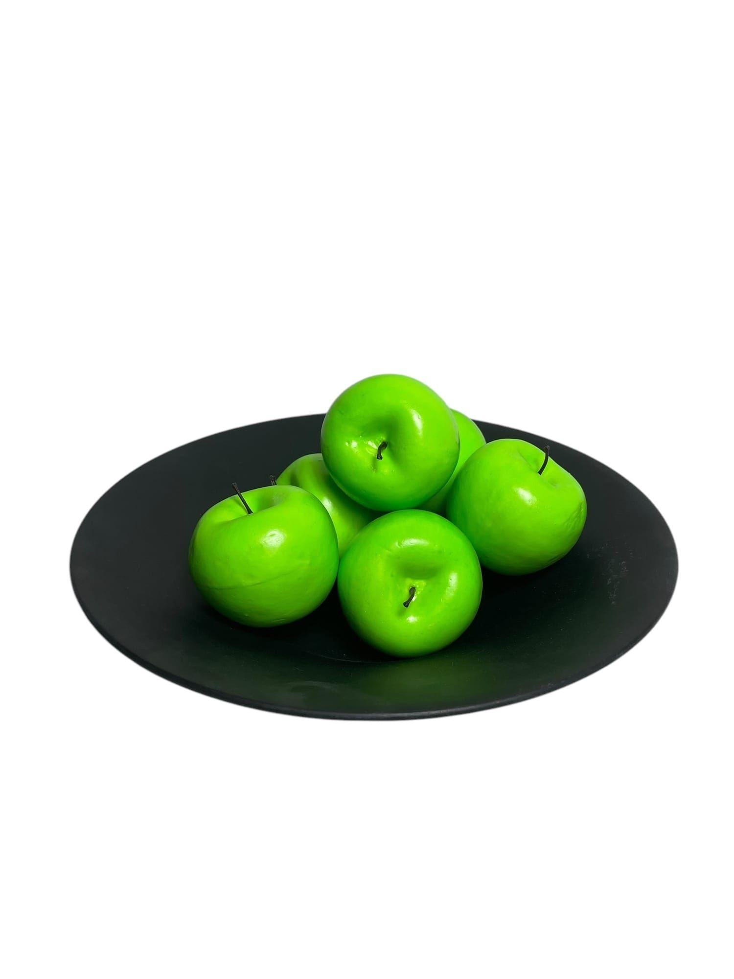 Manzana Verde Grande Artificial | Estilo Natural para Interiores y Vitrinas-2