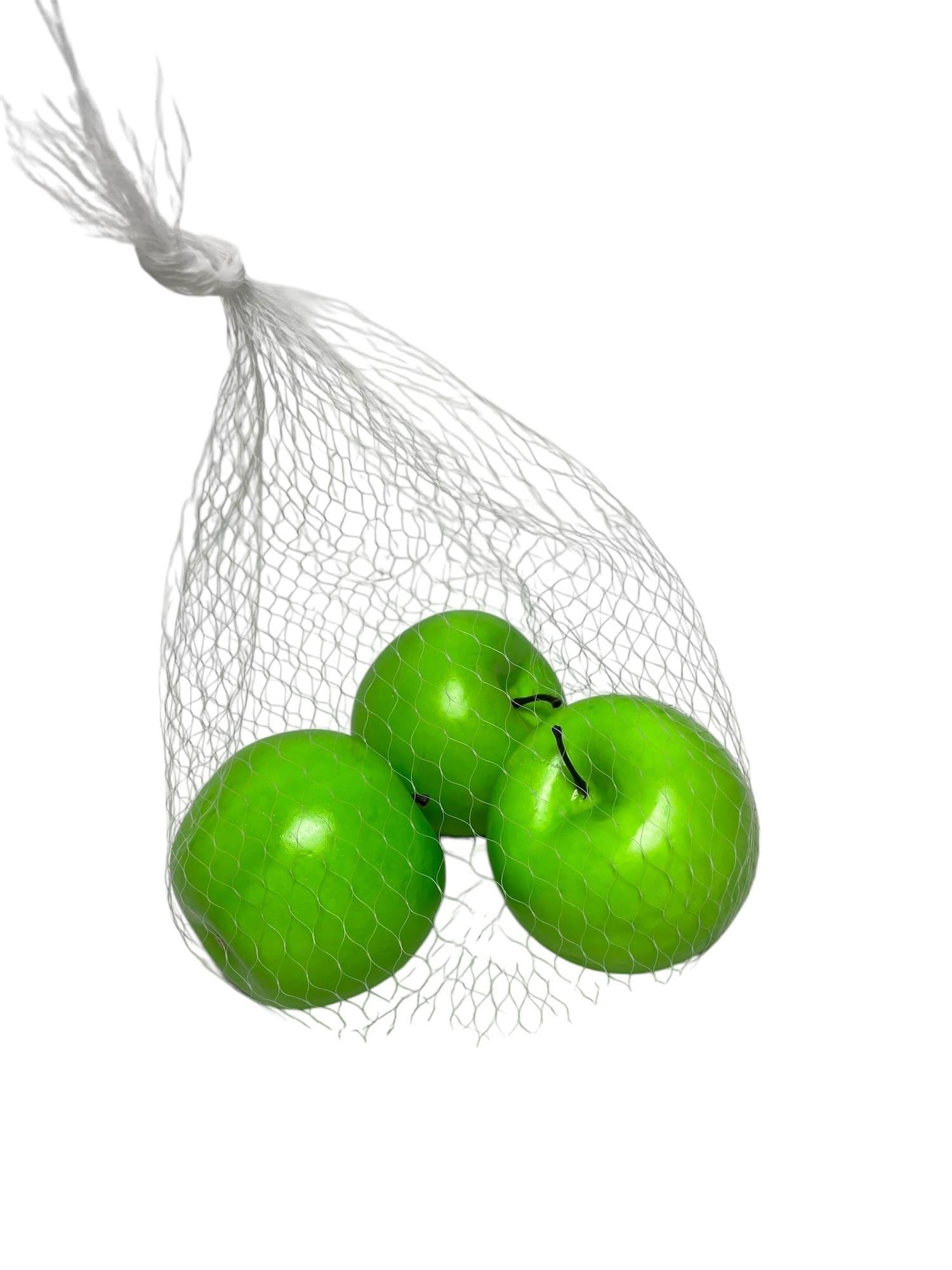 Manzana Verde Grande Artificial | Estilo Natural para Interiores y Vitrinas-4