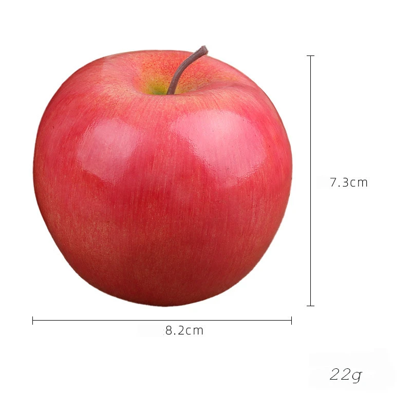 Manzana Verde Artificial 10cm-2