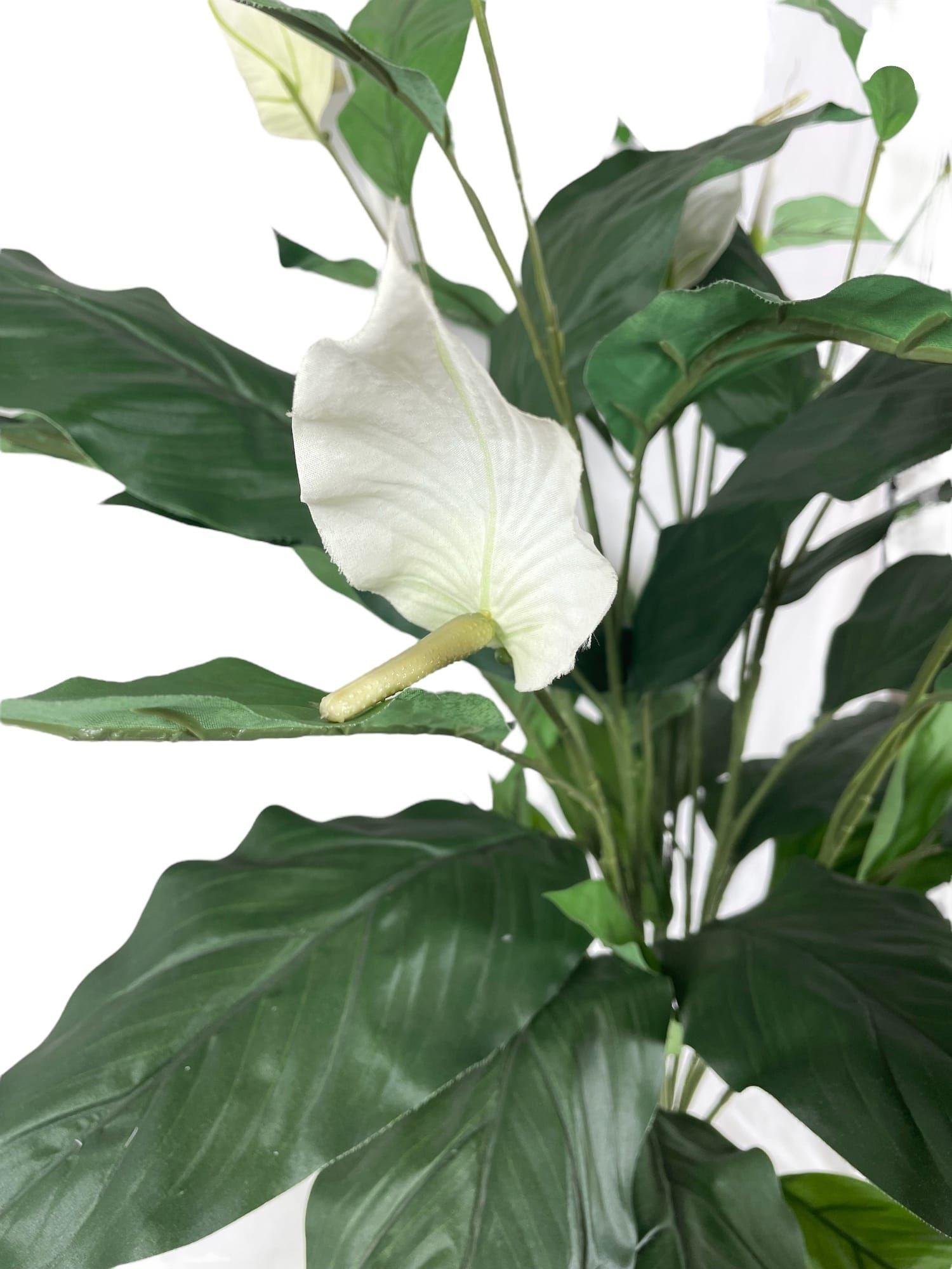 Spathiphyllum 89cm Artificial | Estilo Natural para Interiores y Vitrinas-2