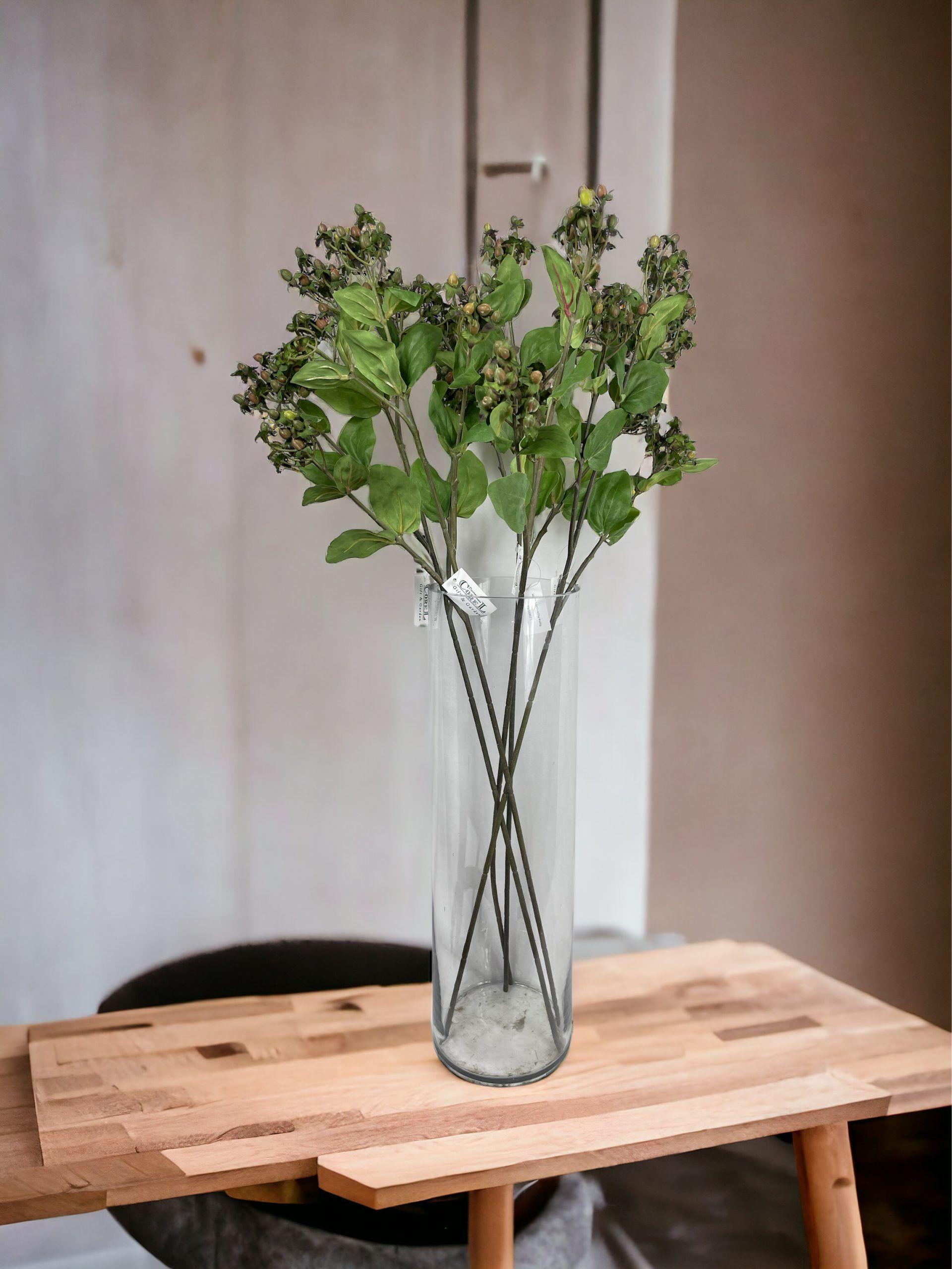 Flor Decorativa Rama Hypericum 84Cm-3
