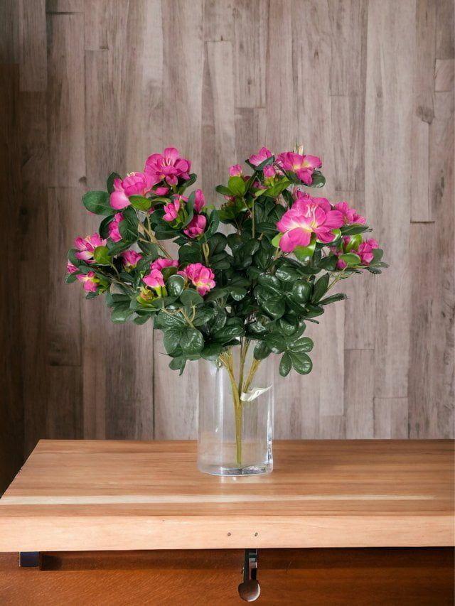 Arbusto Rhododendro 39cm Artificial | Estilo Natural para Interiores y Vitrinas-2