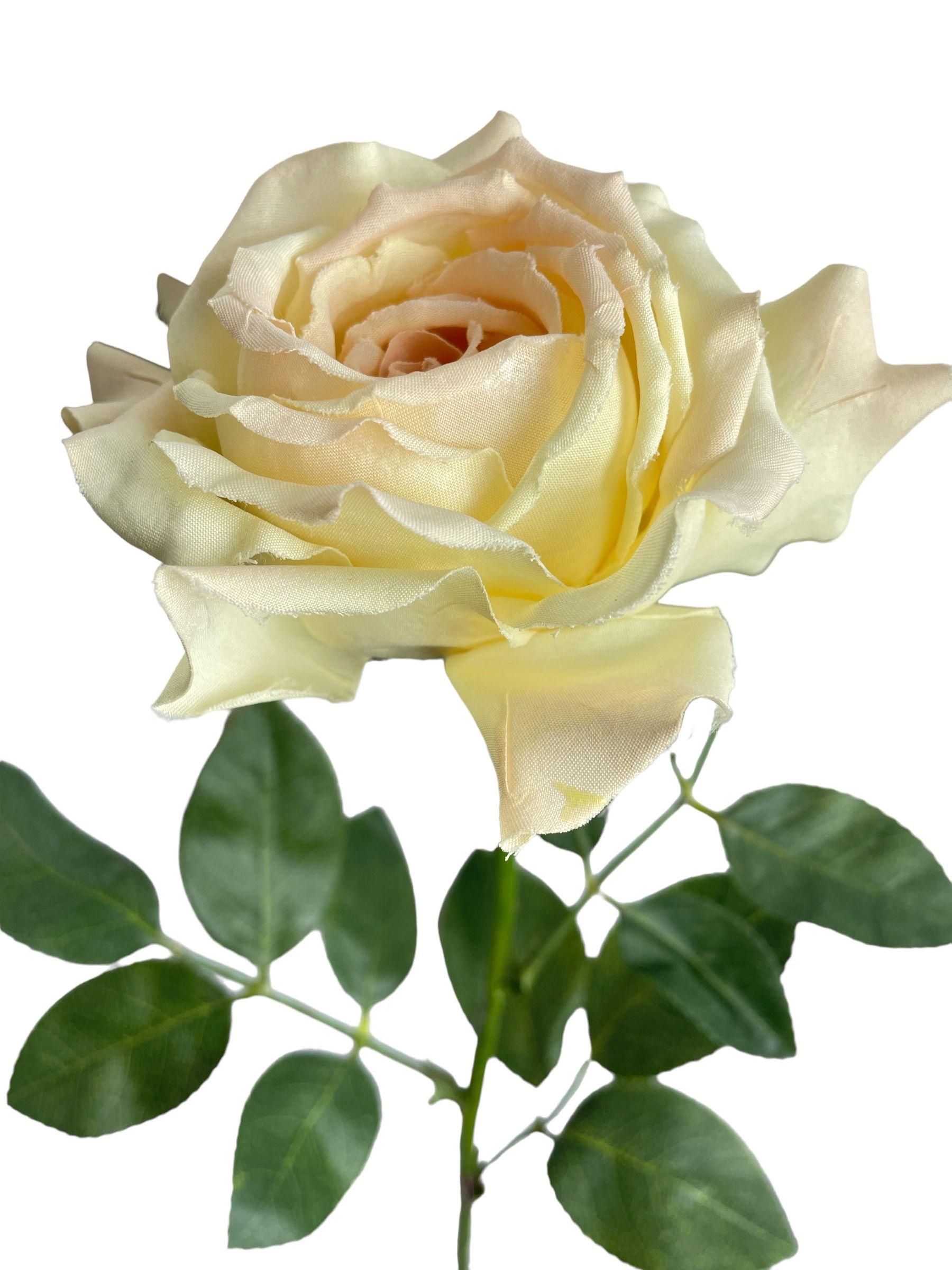 Flor Decorativa Rosa Blush 85cm-1