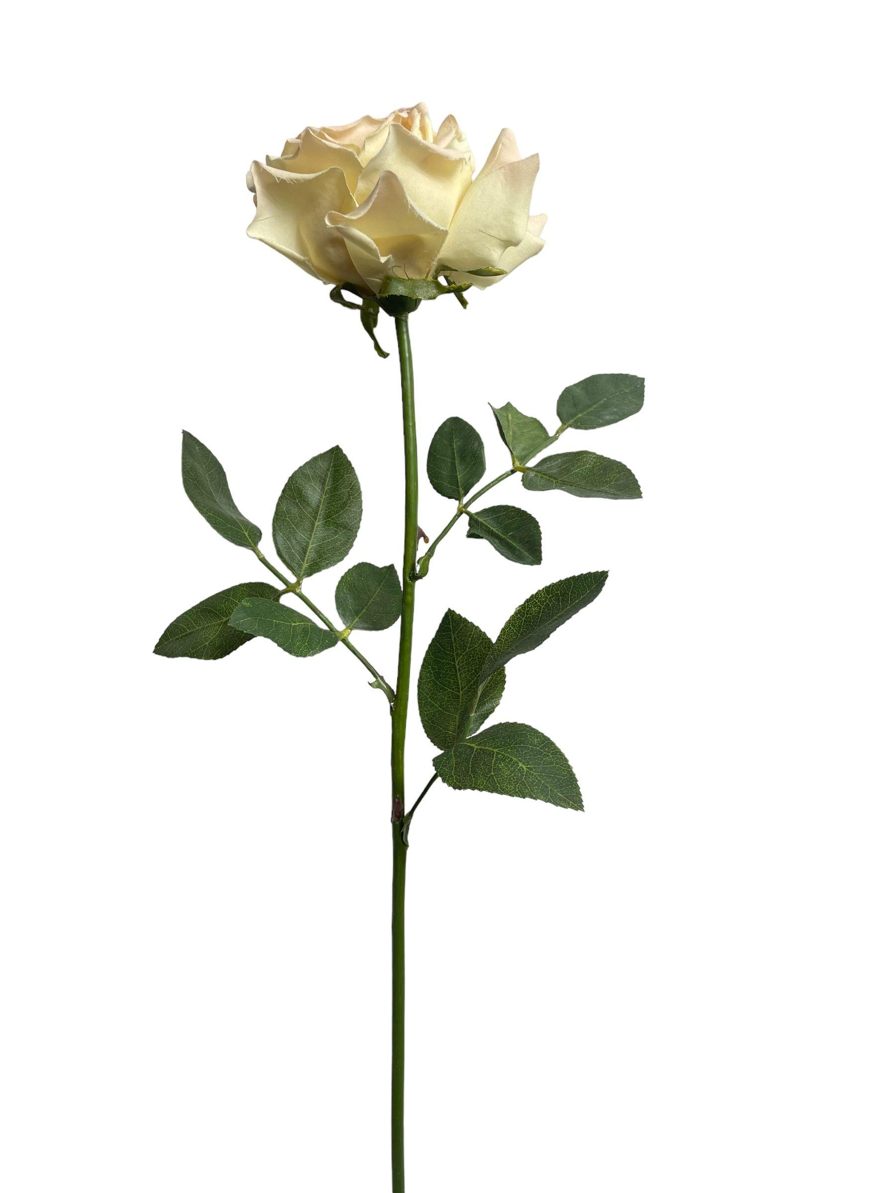 Flor Decorativa Rosa Blush 85cm-2