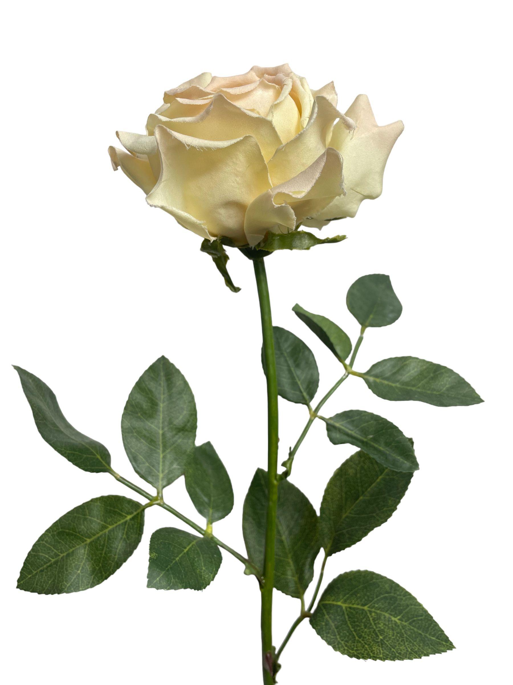Flor Decorativa Rosa Blush 85cm-3