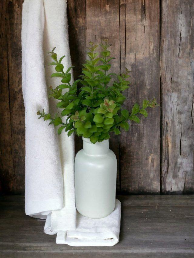 Ramo Arbusto Money Gris Artificial | Estilo Natural para Interiores y Vitrinas-3