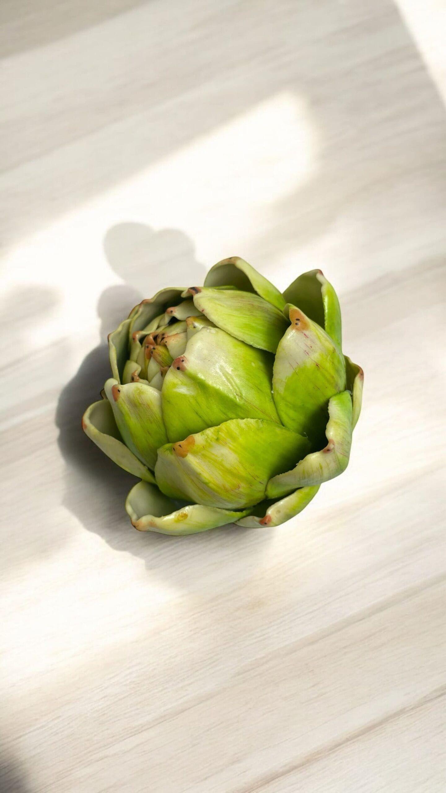 Alcachofa Artificial Corel Artificial | Estilo Natural para Interiores y Vitrinas-3