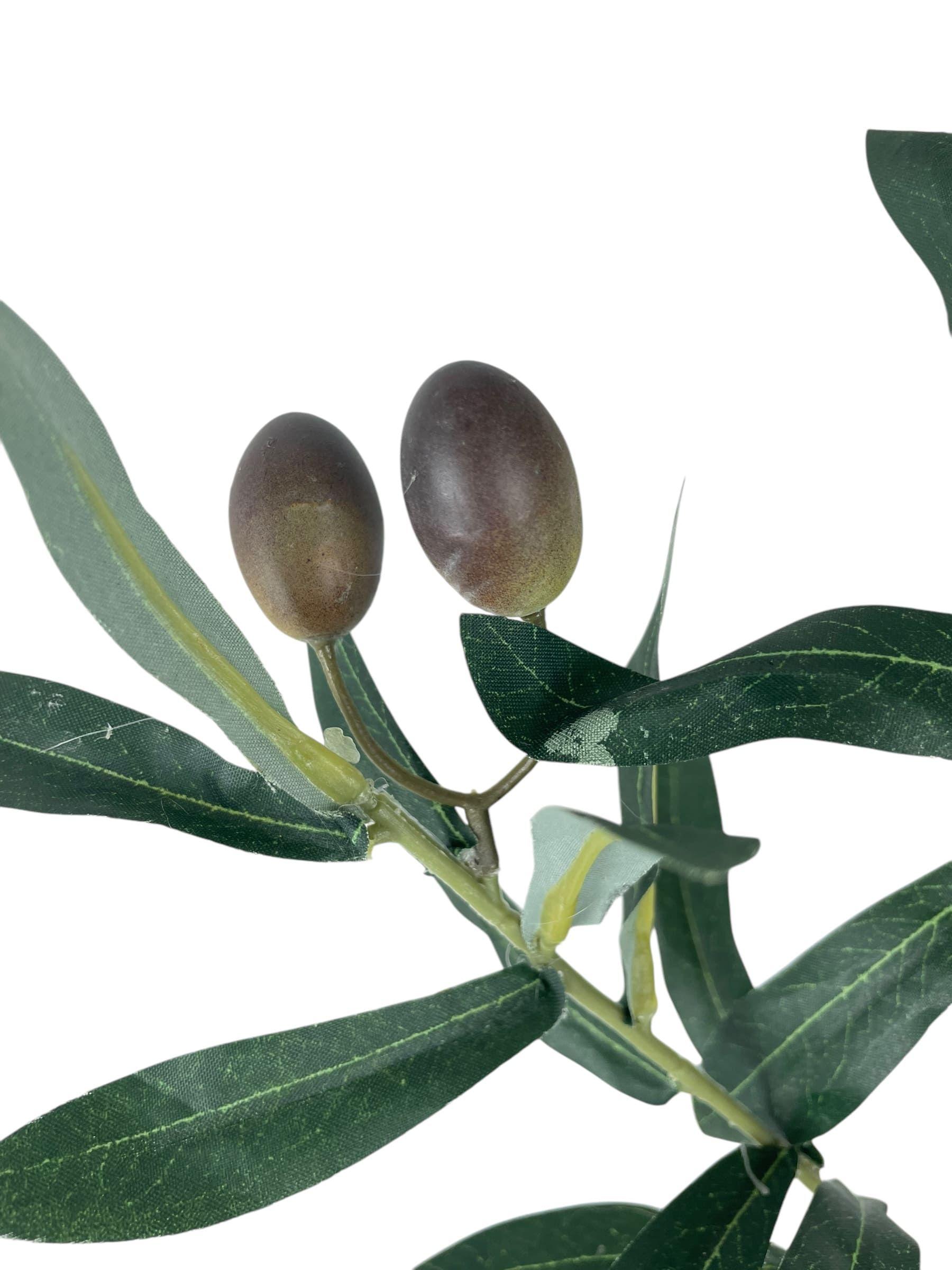 Rama Artificial de Olivo 74 cm Artificial | Estilo Natural para Interiores y Vitrinas-2